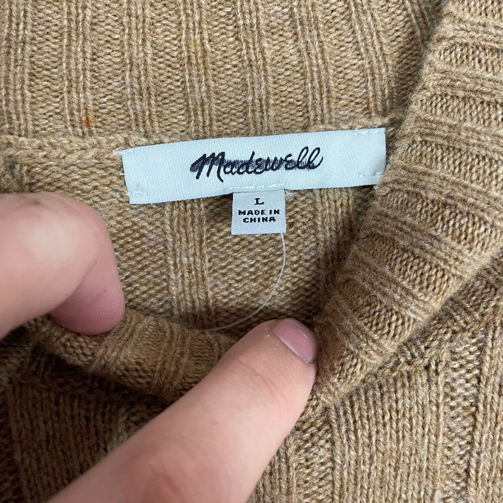 Madewell Madewell Bodhi Woold Rib Mini Sweater Dress US Women's L Size L / US 10 / IT 46 - 3 Thumbnail