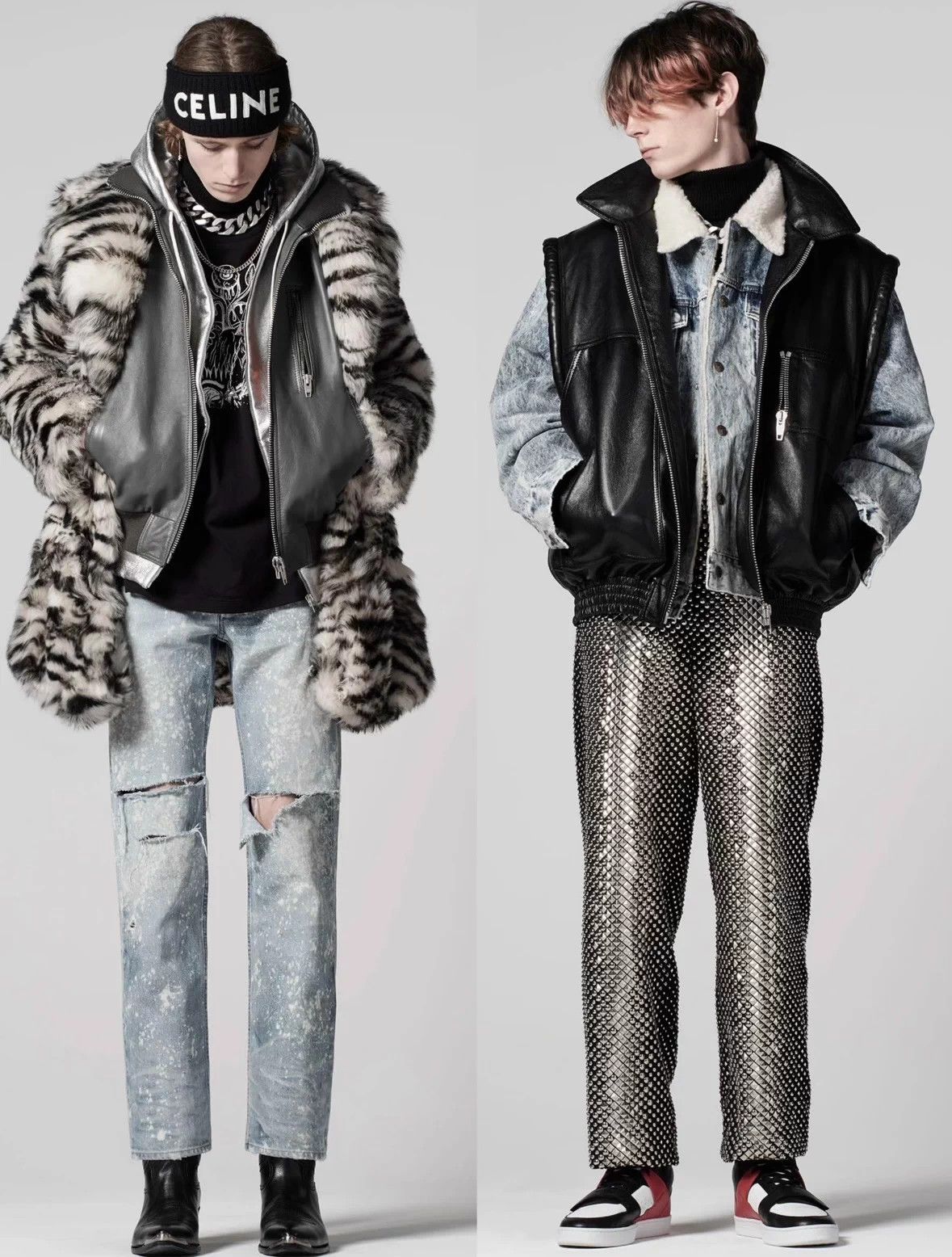 Celine Celine 2021FW Lambskin Denim Light Blue Washed Jacket Size US L / EU 52-54 / 3 - 9 Thumbnail