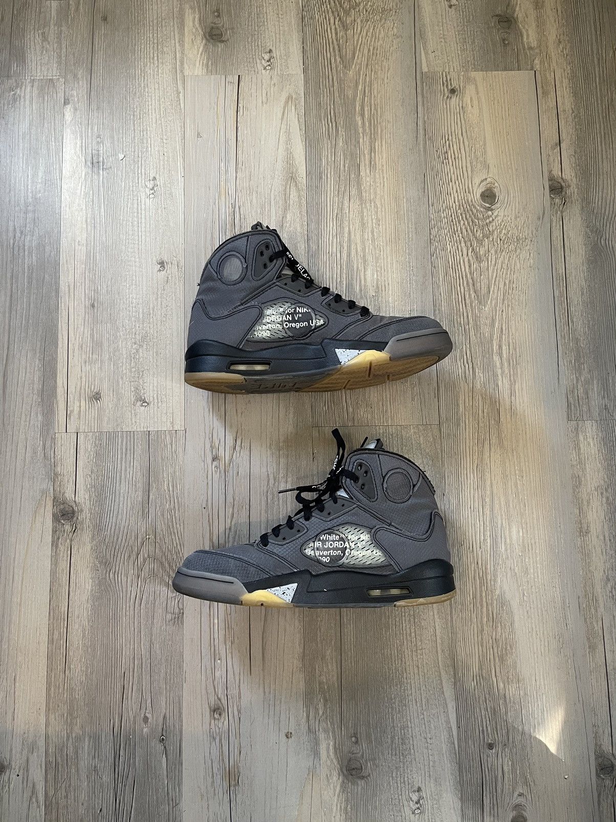 off white jordan 5 size 12