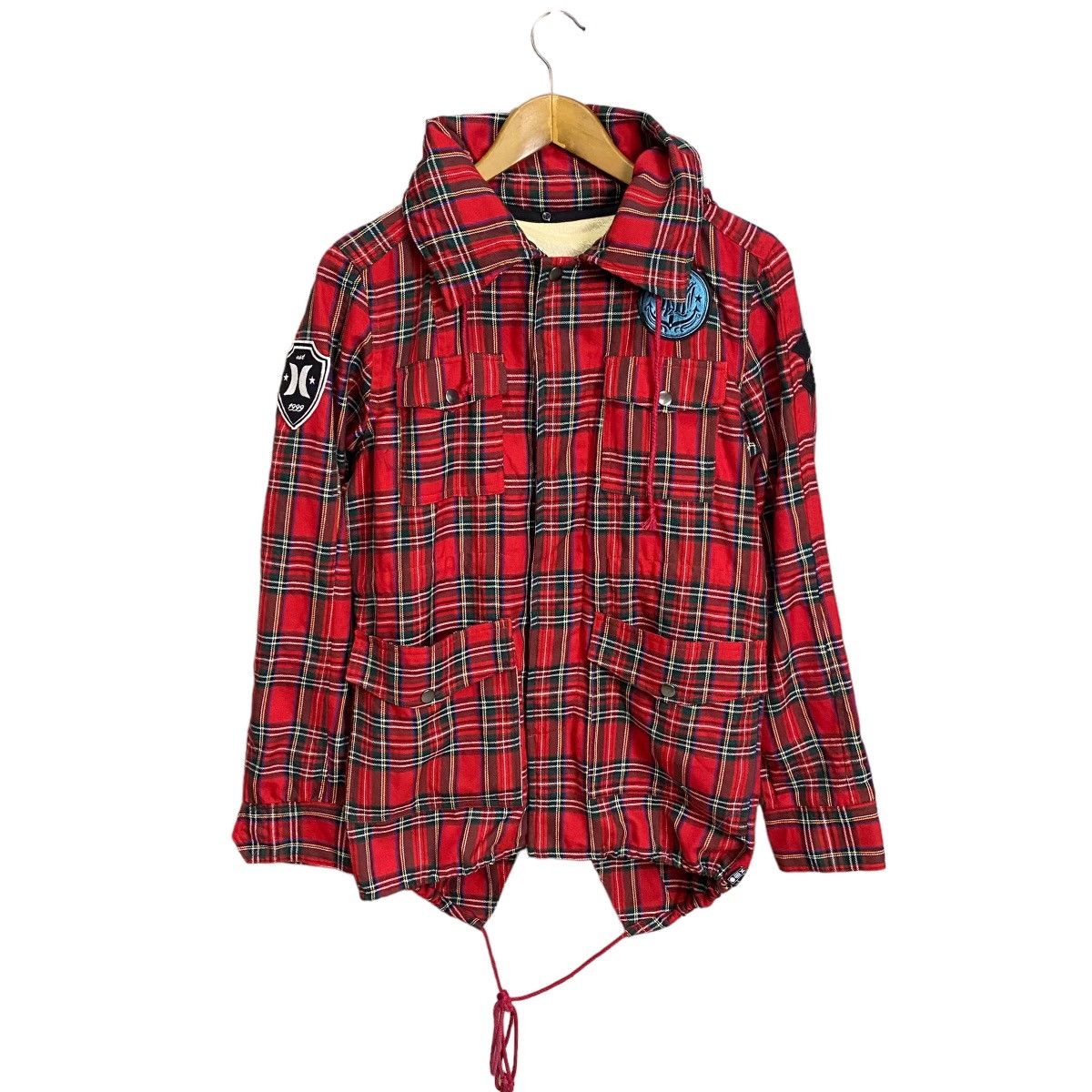 Hurley Hurley Tartan parka hoodie jacket Size US S / EU 44-46 / 1 - 1 Thumbnail