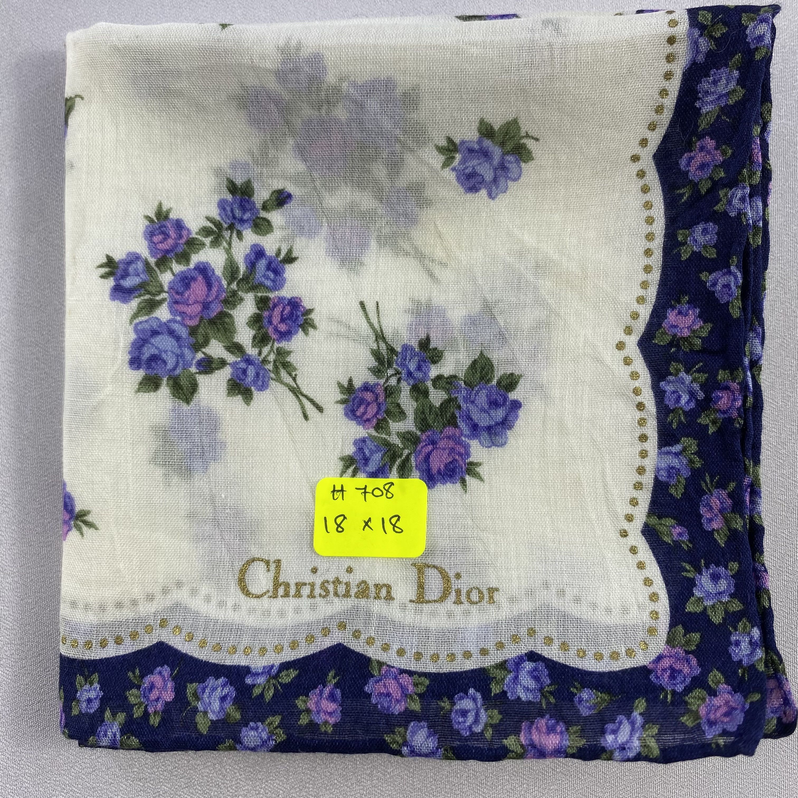 Vintage Christian Dior Monsieur Bandana/ Handkerchief / Neckerchief Size ONE SIZE - 5 Thumbnail