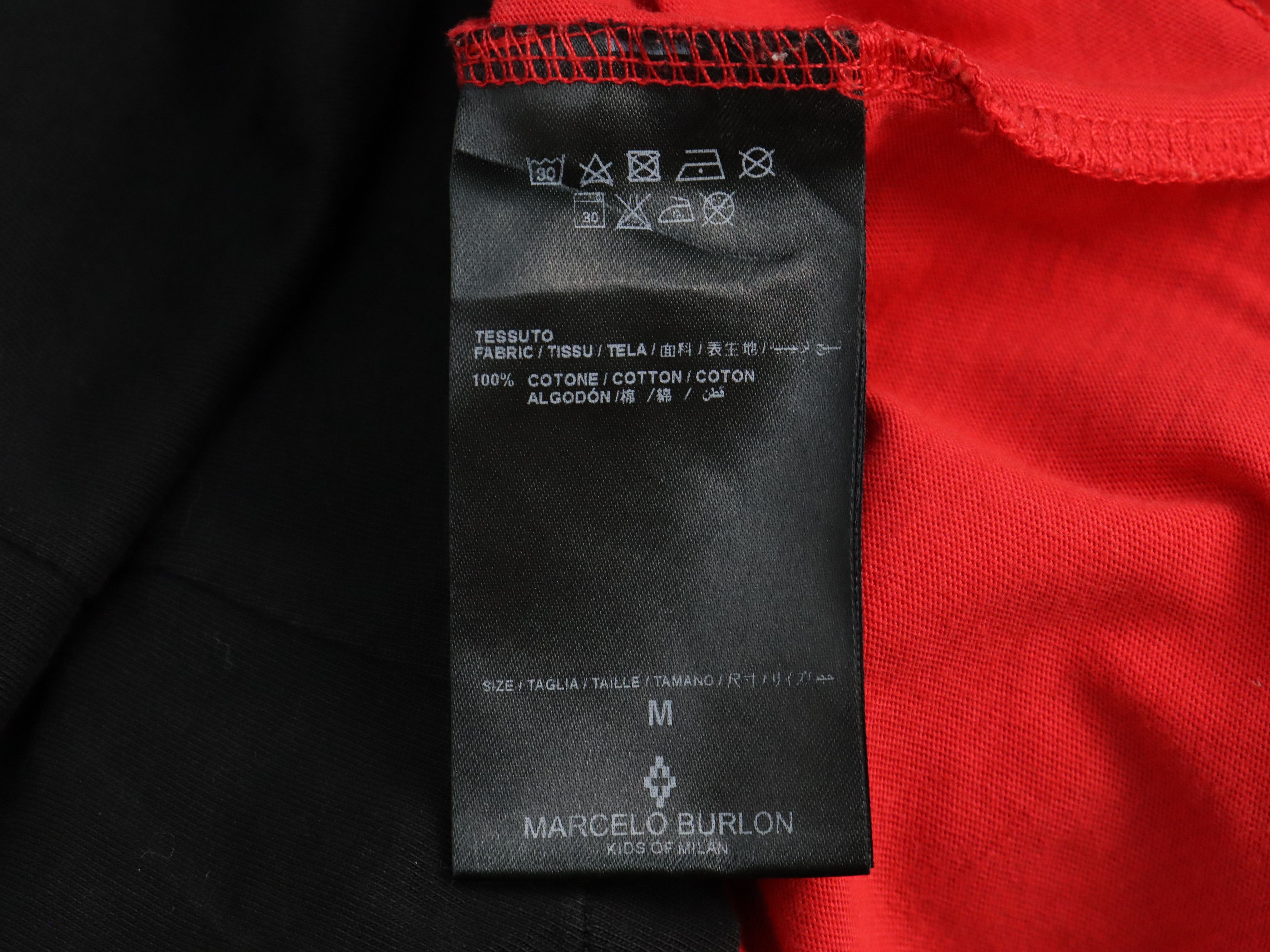 Marcelo Burlon Marcelo Burlon Icon Wings Two Tone Longsleeve Shirt Size US XS / EU 42 / 0 - 6 Thumbnail
