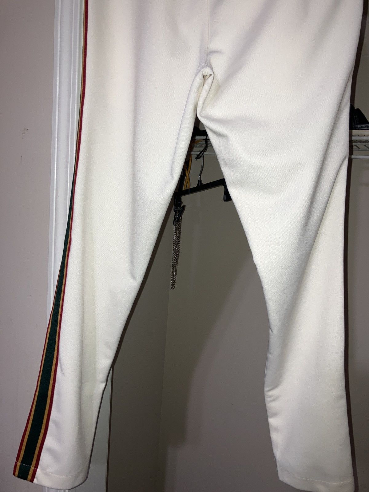 Pacsun CRÈME RED GREEN GOLD TRACK PANTS Size US 32 / EU 48 - 8 Thumbnail