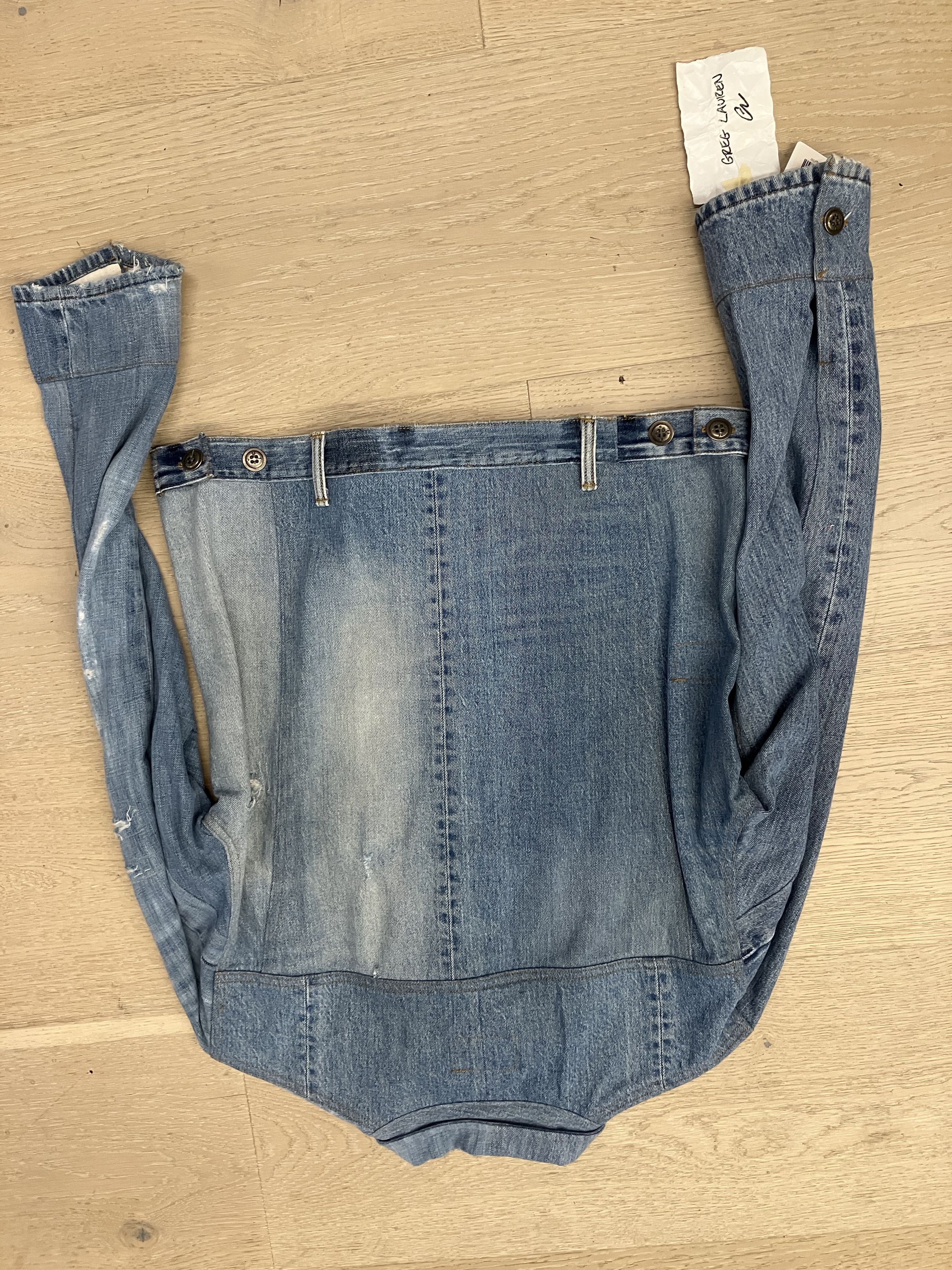 Greg Lauren $1900 NWT Greg Lauren Vintage Denim Trucker Medium (Size 2) Size US M / EU 48-50 / 2 - 3 Thumbnail