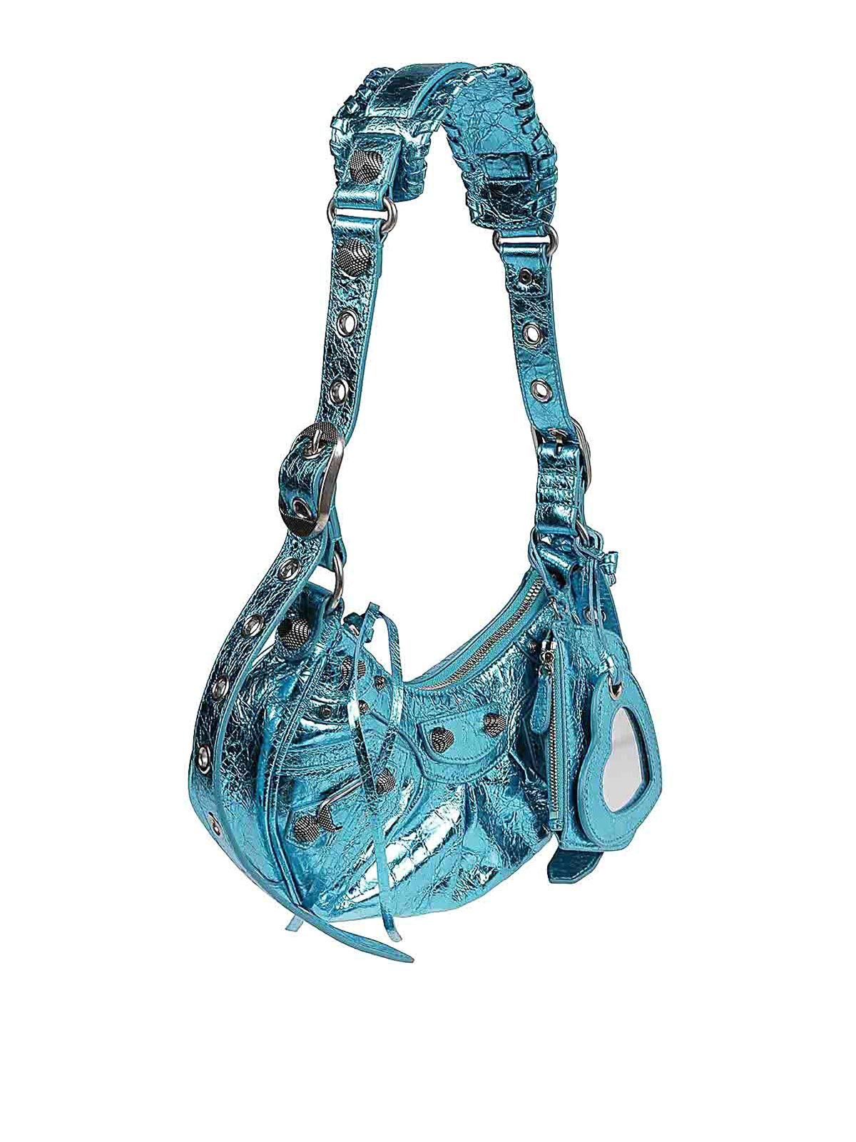 Balenciaga o1tr1nto0525 Size: OS / Le Cagole XS Shoulder Bag Sky Blue Size ONE SIZE - 3 Thumbnail