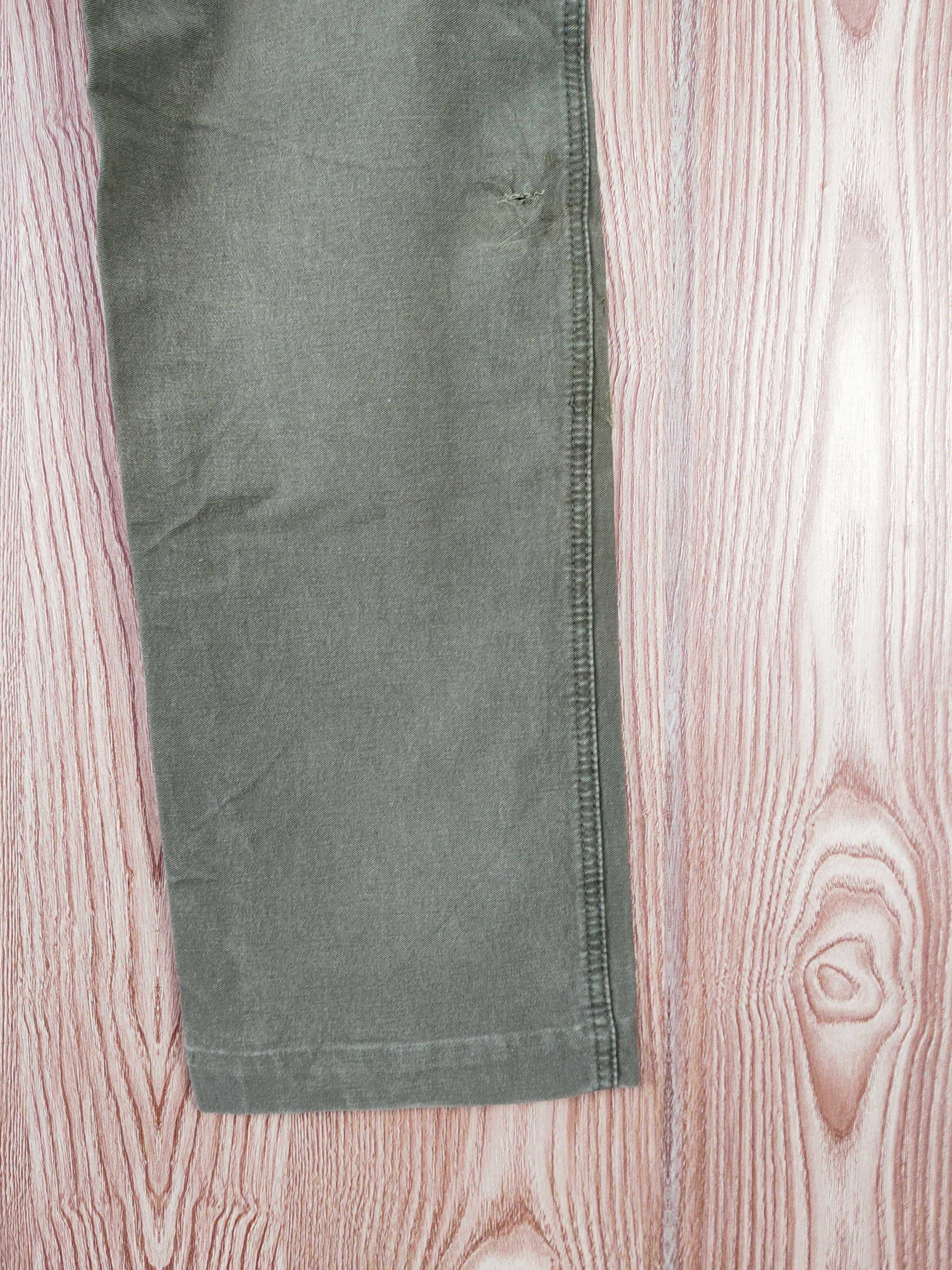 Japanese Brand Back Number Green Multipocket Tactical Cargo Pants #W637 Size US 31 - 13 Thumbnail