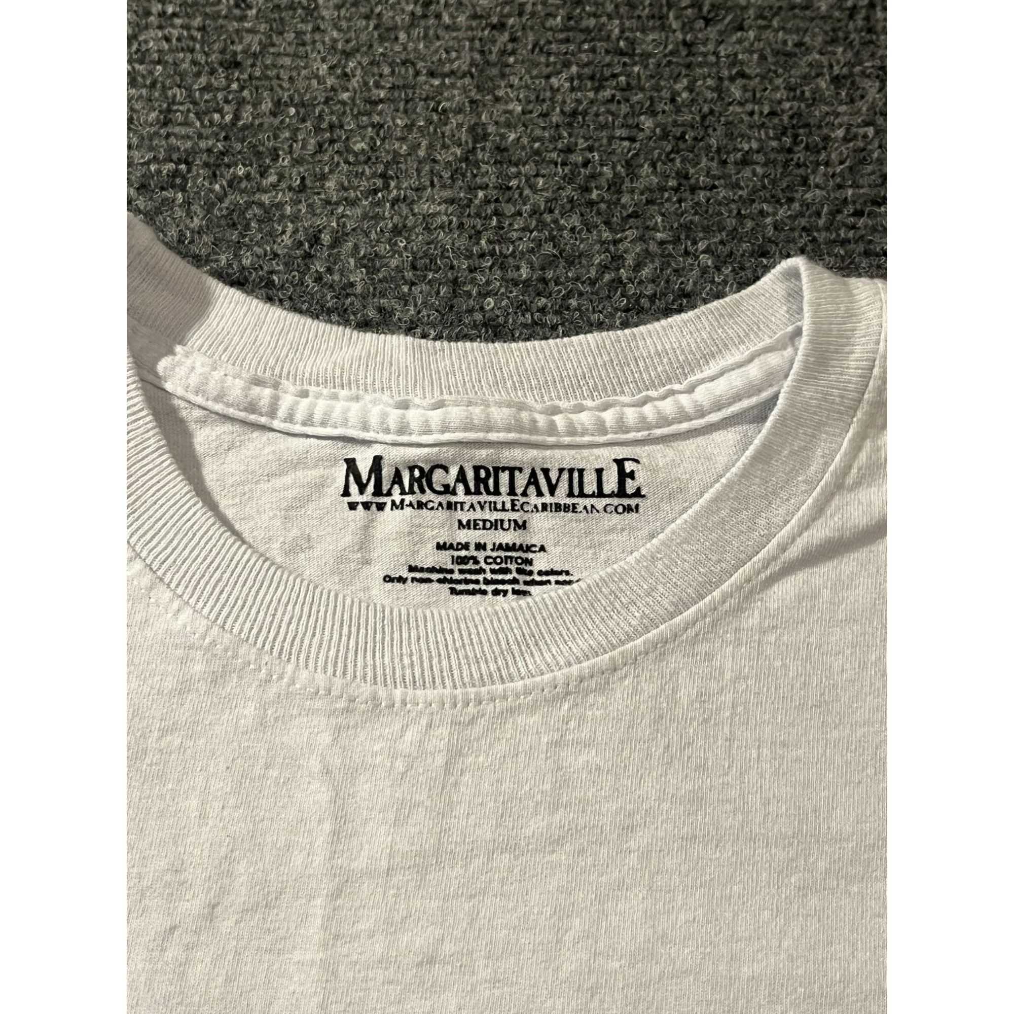 Gildan margaritaville shirt size medium white grand turk jimmy buff Size US M / EU 48-50 / 2 - 5 Thumbnail