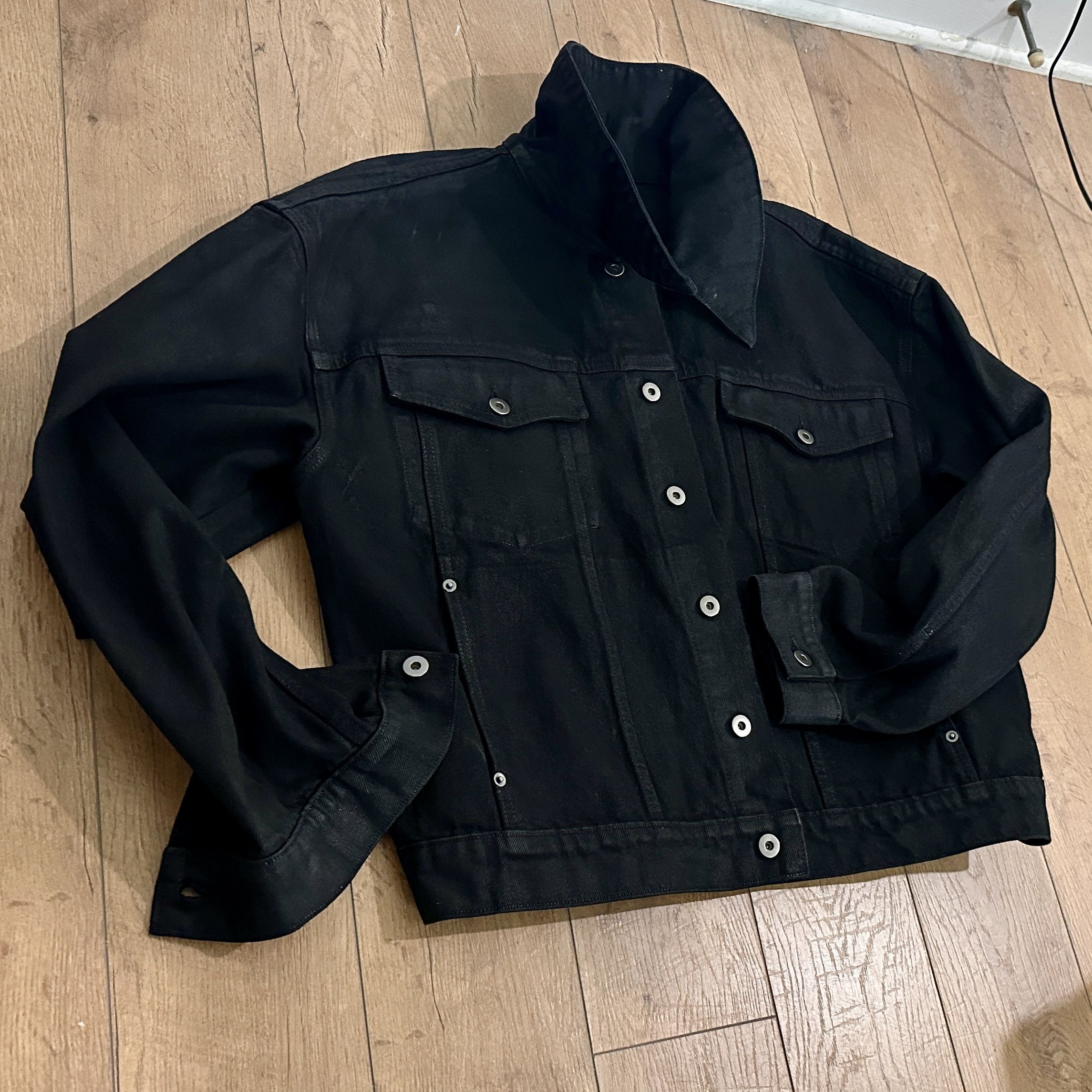 K-Two Studios Ktwo Waxed Denim Jacket Size US L / EU 52-54 / 3 - 3 Thumbnail