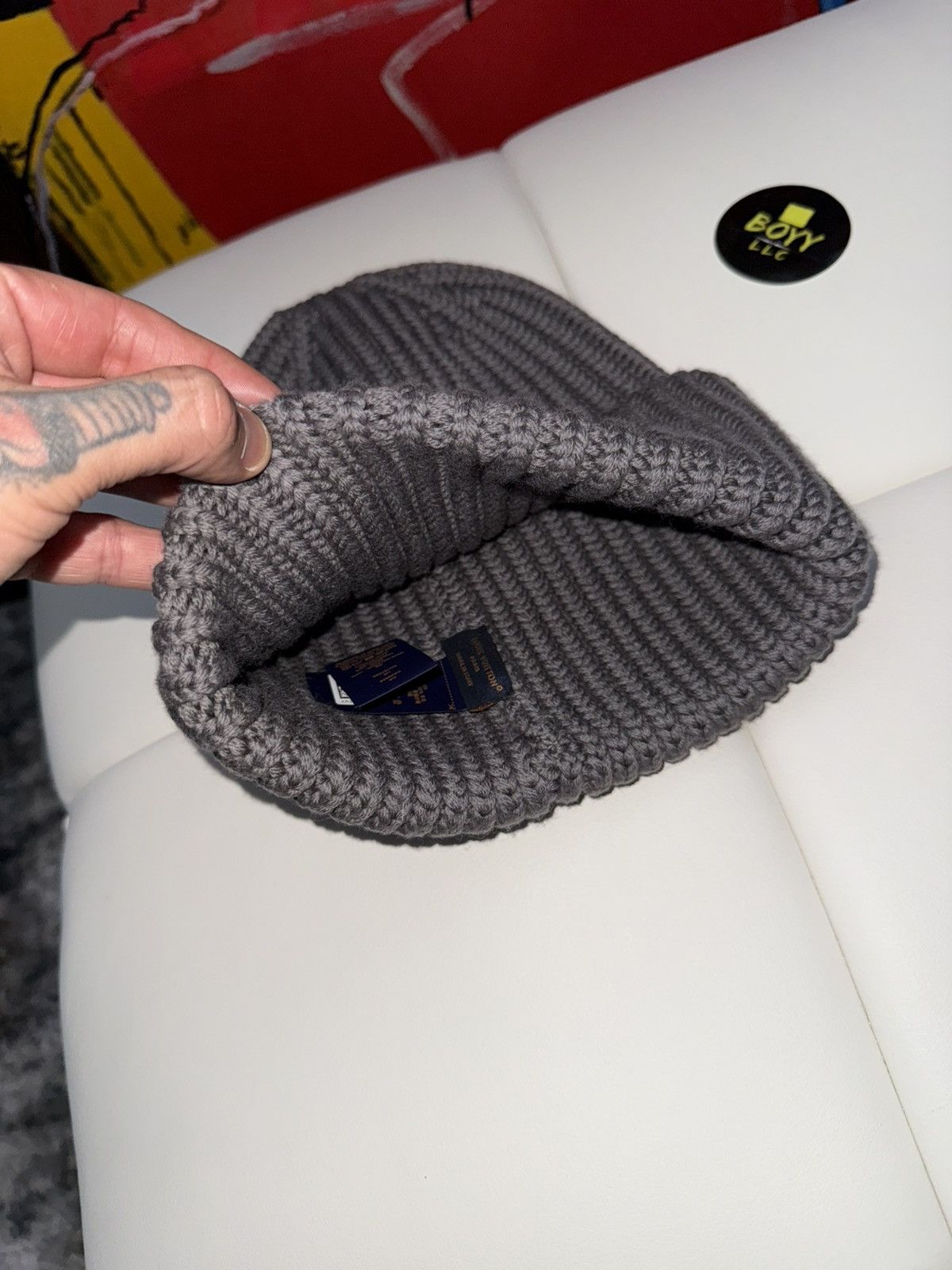 Louis Vuitton Louis Vuitton logo wool beanie Size ONE SIZE - 5 Thumbnail