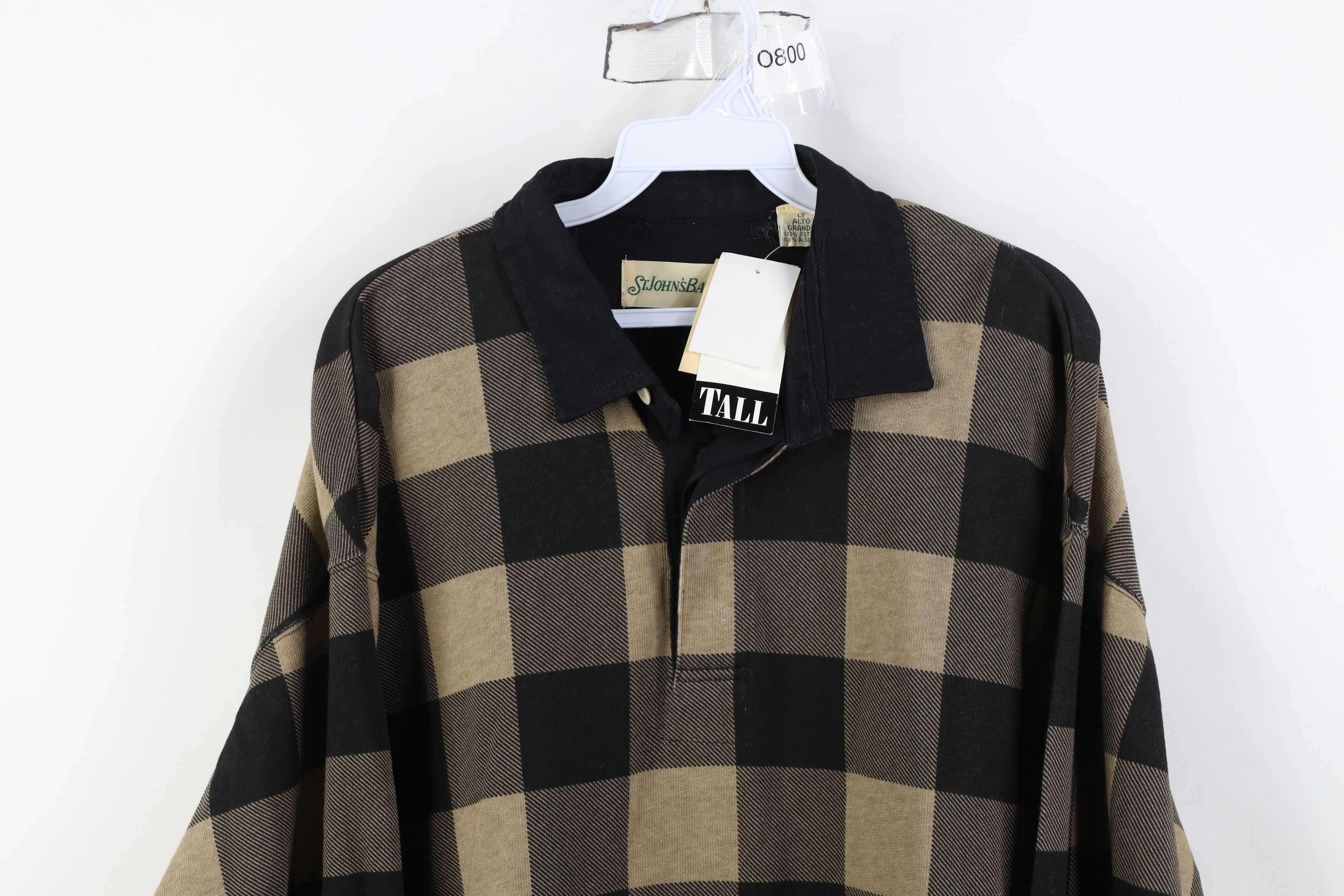 Vintage Deadstock Vintage 90s Streetwear Long Sleeve Rugby Polo Size US L / EU 52-54 / 3 - 2 Thumbnail