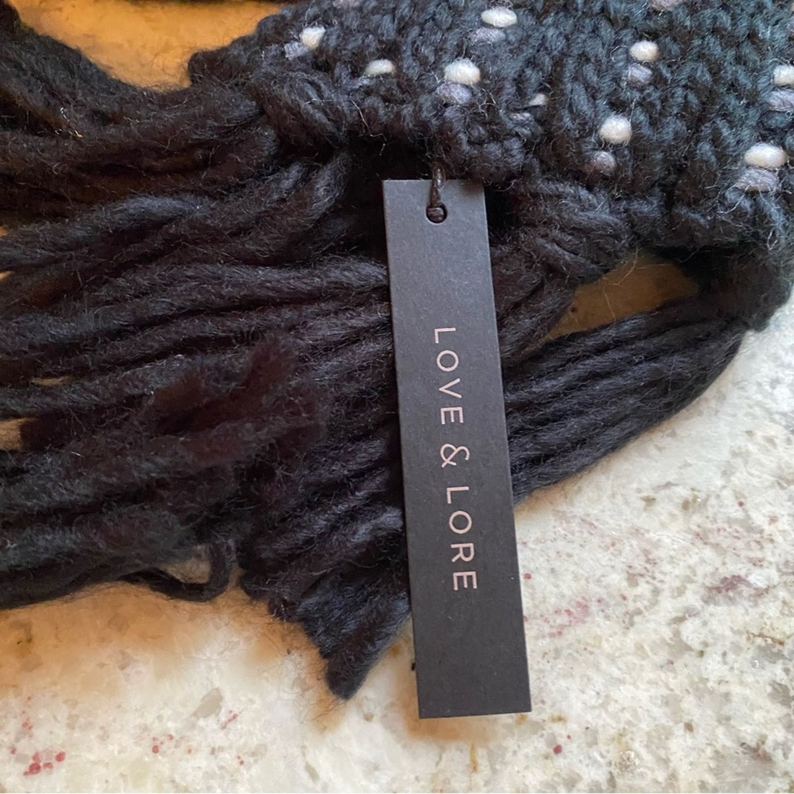 Other NEW Indigo Love & Lore Cabin Marl Stripe Scarf NWT Size ONE SIZE - 11 Thumbnail