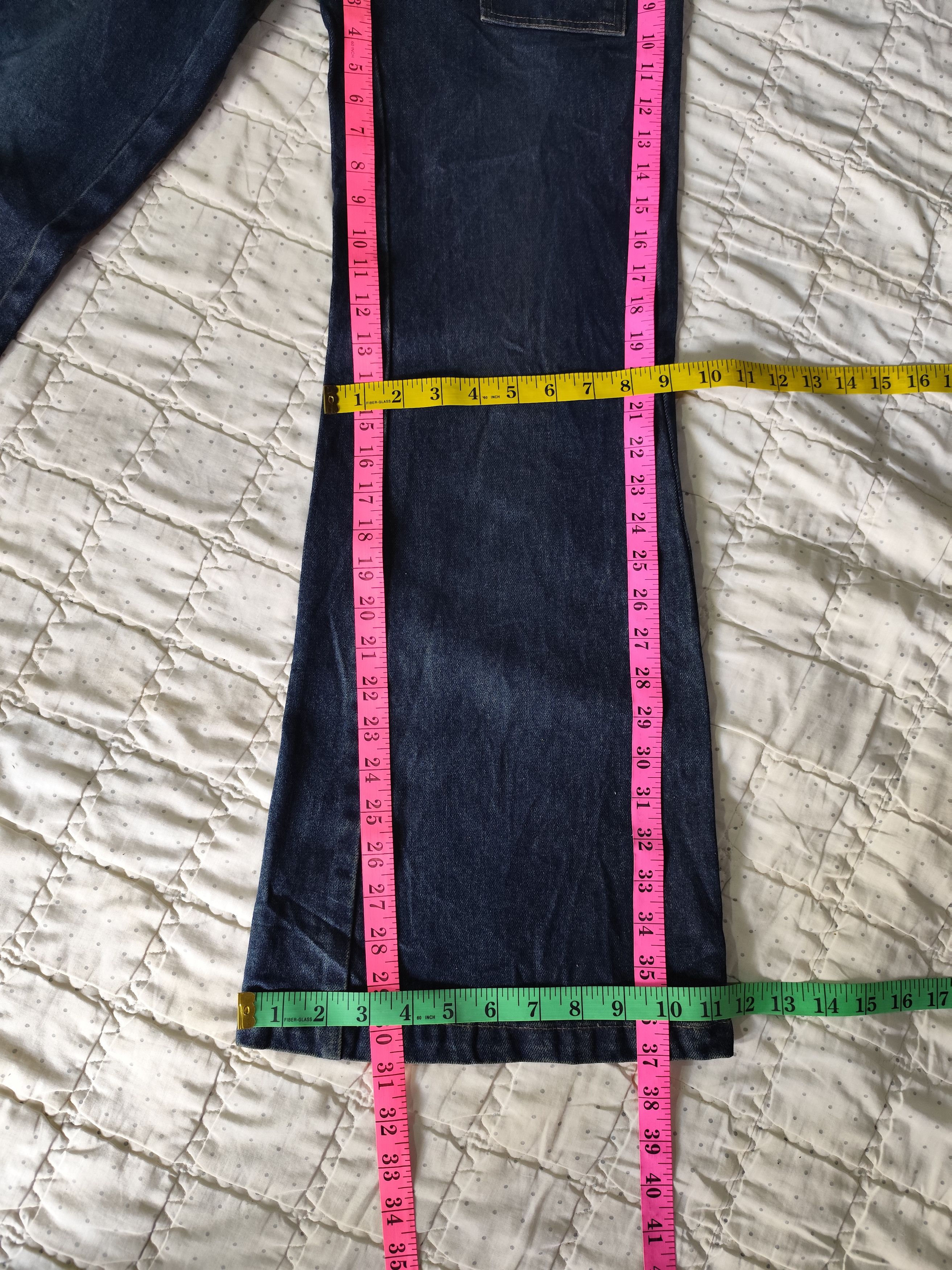Japanese Brand Vintage Romantic Mocha Flare Bushpant Denim J019 Size 28" / US 6 / IT 42 - 18 Thumbnail