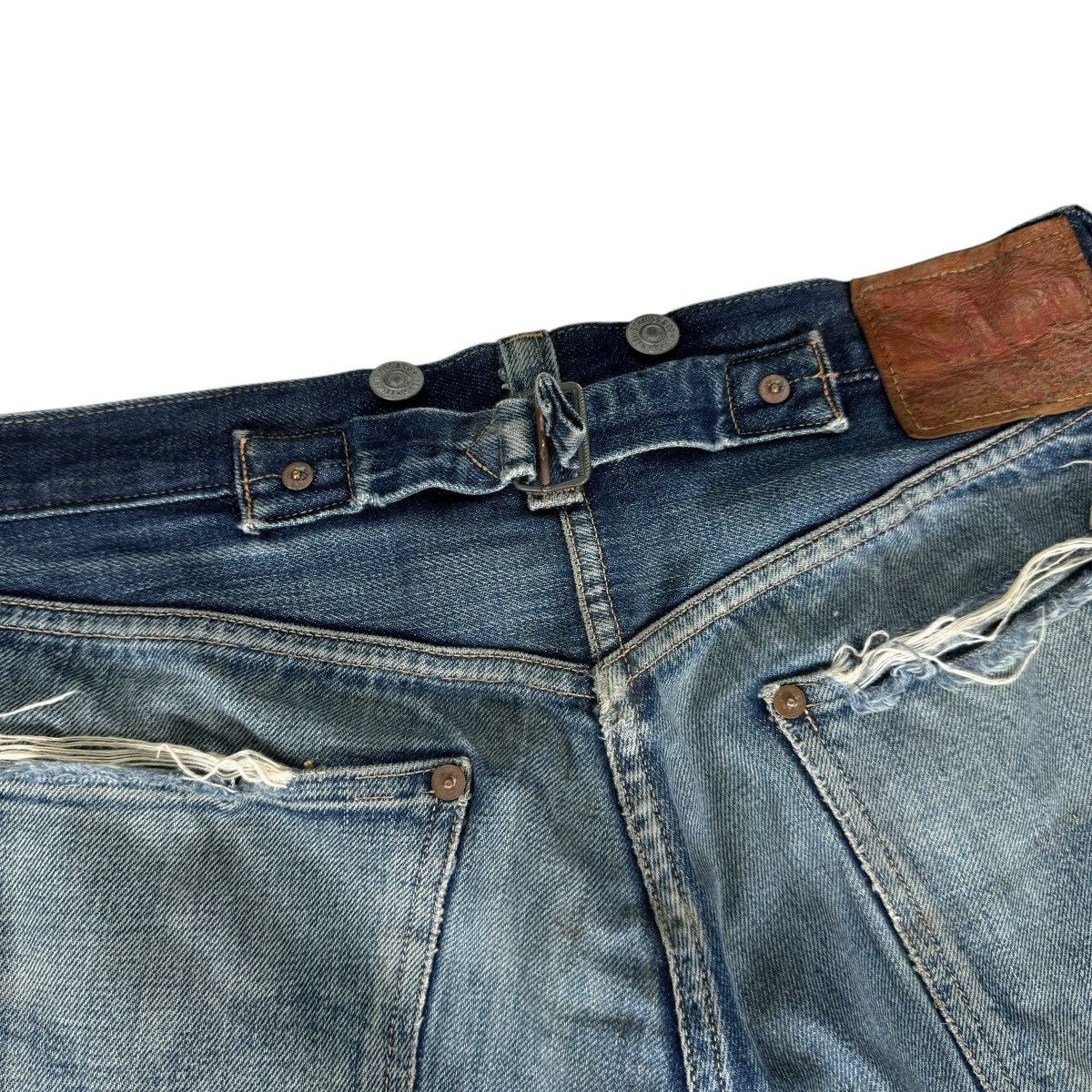 Levi's ☀️LEVI’S 501 XX BUCKLE BACK DISTRESSED DENIM JEANS PANTS Size US 32 / EU 48 - 13 Thumbnail
