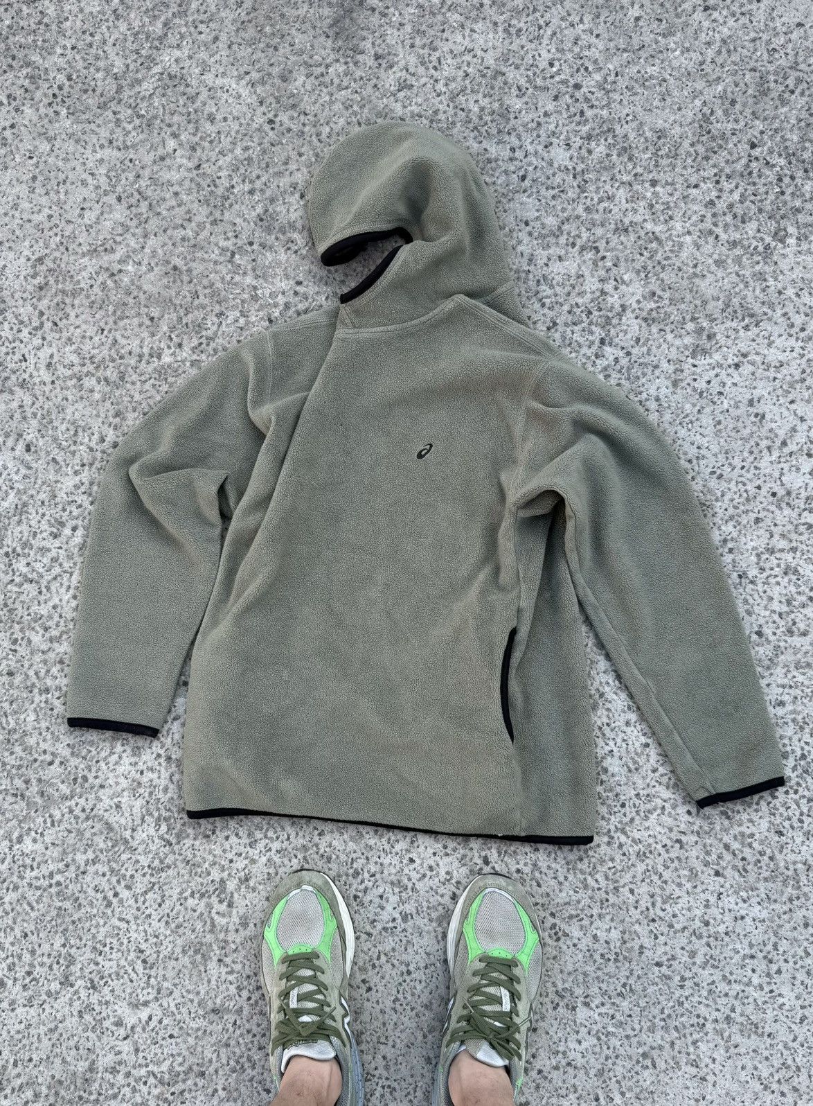 Asics VINTAGE Y2K RARE ASICS DEEP NINJA FLEECE GORPCORE SK8 HOODIE Size US M / EU 48-50 / 2 - 4 Thumbnail