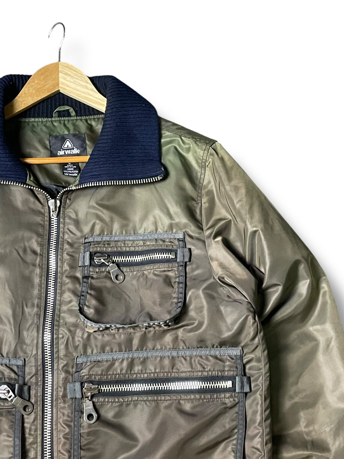 Airwalk × Japanese Brand Airwalk Multipocket Bomber Jacket (54) Size US L / EU 52-54 / 3 - 6 Thumbnail