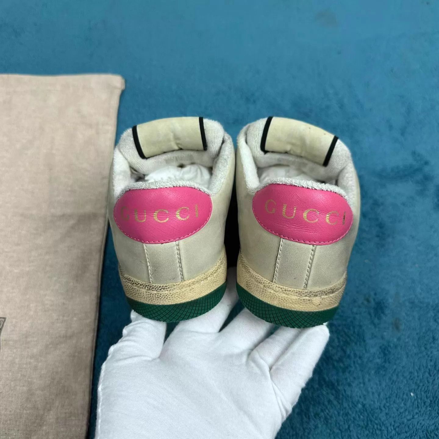 Gucci Gucci Rhyton women's Umber Pink Heel EU 35 Size US 4.5 / IT 34.5 - 4 Thumbnail