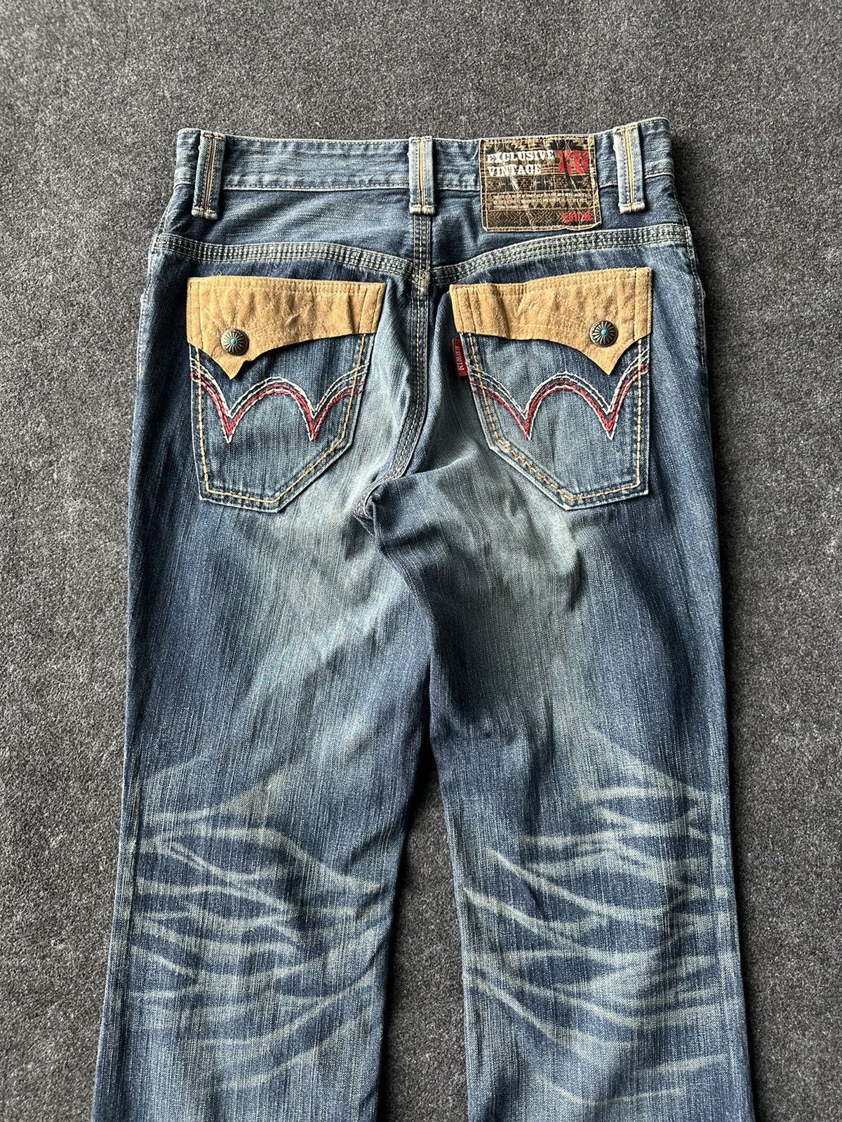 Edwin Vtg 90s Edwin Exclusive Distressed Denim 30x30 D222 Size US 30 / EU 46 - 5 Thumbnail