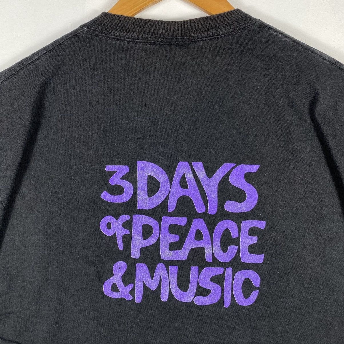 Band Tees × Vintage Vintage 90's WOODSTOCK FESTIVAL 3 Days Of Peace & Music Tee Size US L / EU 52-54 / 3 - 7 Thumbnail