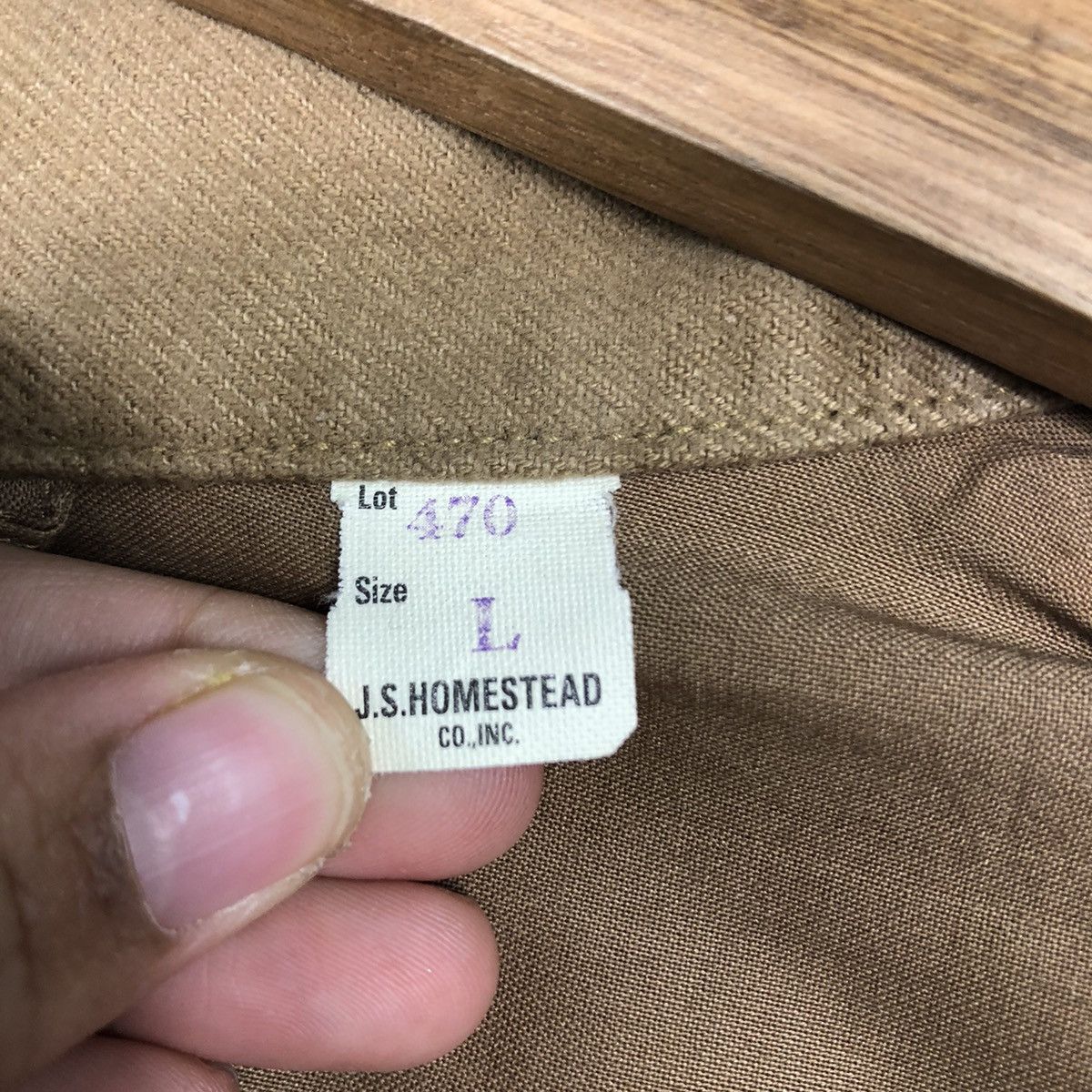 Japanese Brand 📌Vintage Chore Worker Jacket J.S Homestead Union Made Size US L / EU 52-54 / 3 - 18 Thumbnail