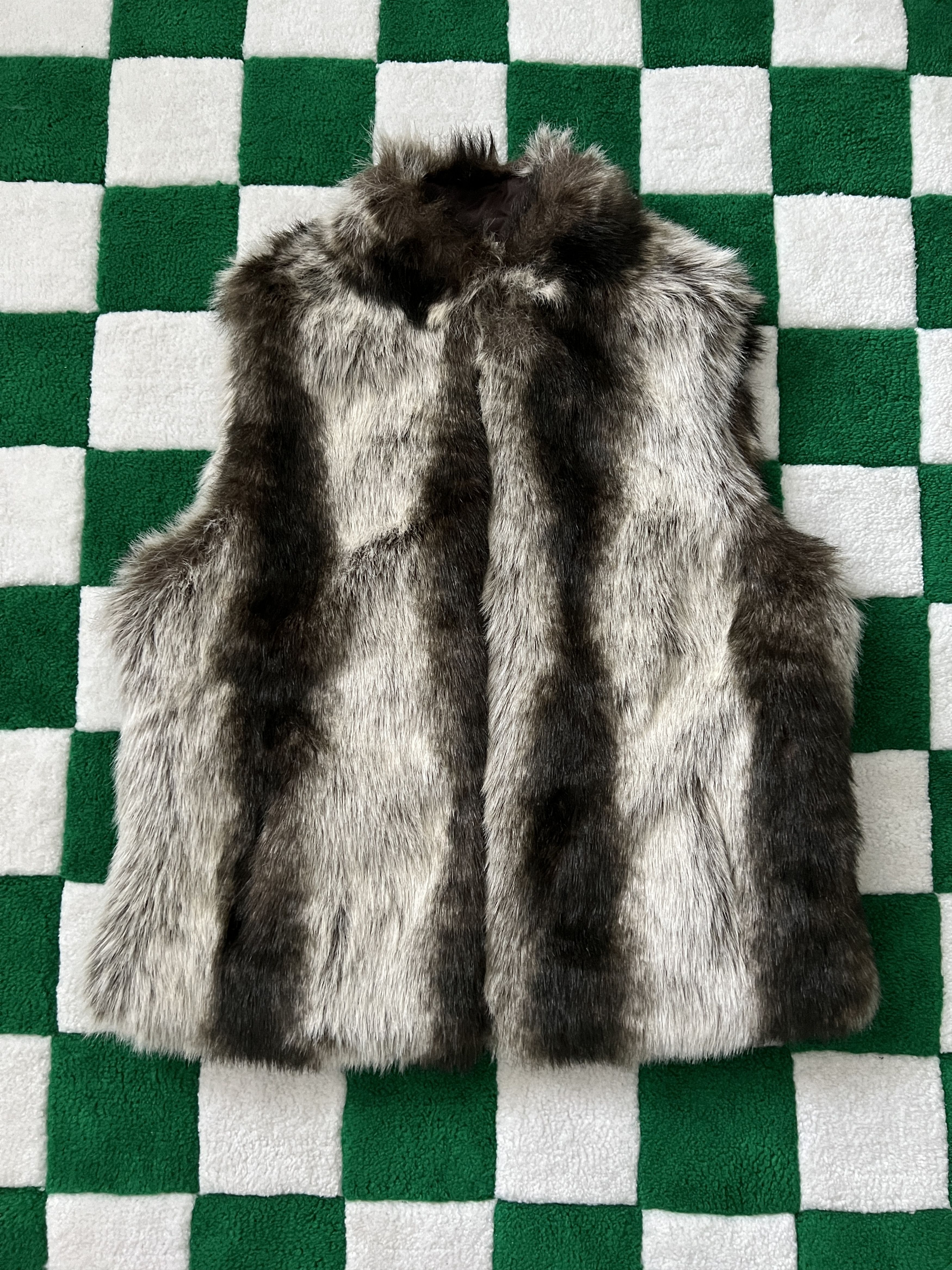 Vintage Vintage Y2K Style Fur Coat Vest Size S / US 4 / IT 40 - 1 Thumbnail