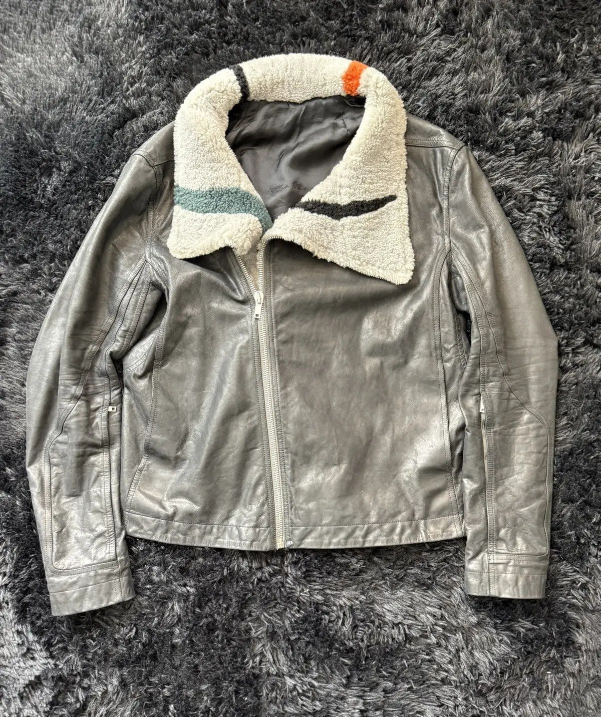 Rick Owens Bauhaus Shearling Jacket Fall 2022 Size US L / EU 52-54 / 3 - 3 Thumbnail