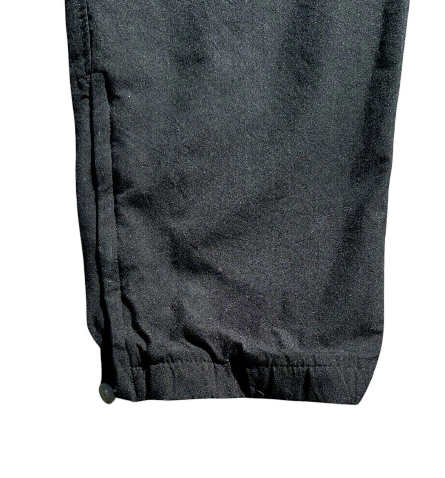 Adidas Vintage Adidas 90s Black Zippered Baggy Track Pants Sz L Size US 34 / EU 50 - 4 Thumbnail