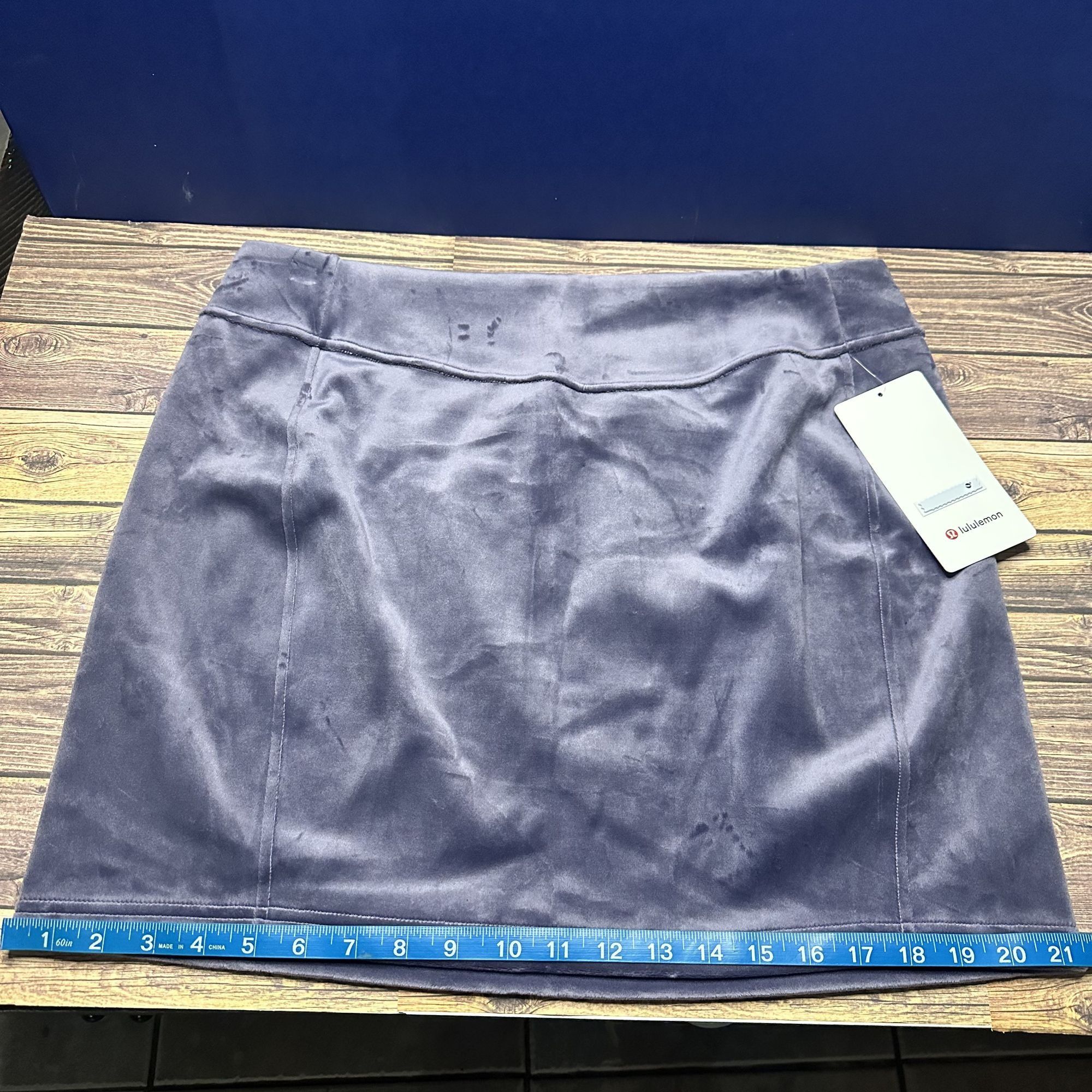 Lululemon Lululemon Scuba High Rise Mini Skirt Velvet NWT Size XL Size 34" / US 12 / IT 48 - 4 Thumbnail