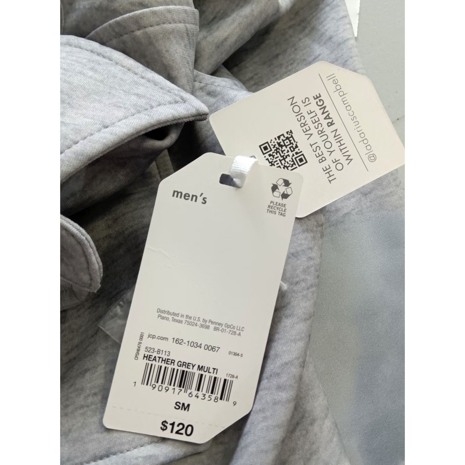 Vintage Stylus Mountain Design Button-Up Jacket S Men Heather Grey Jacket Size US S / EU 44-46 / 1 - 7 Thumbnail