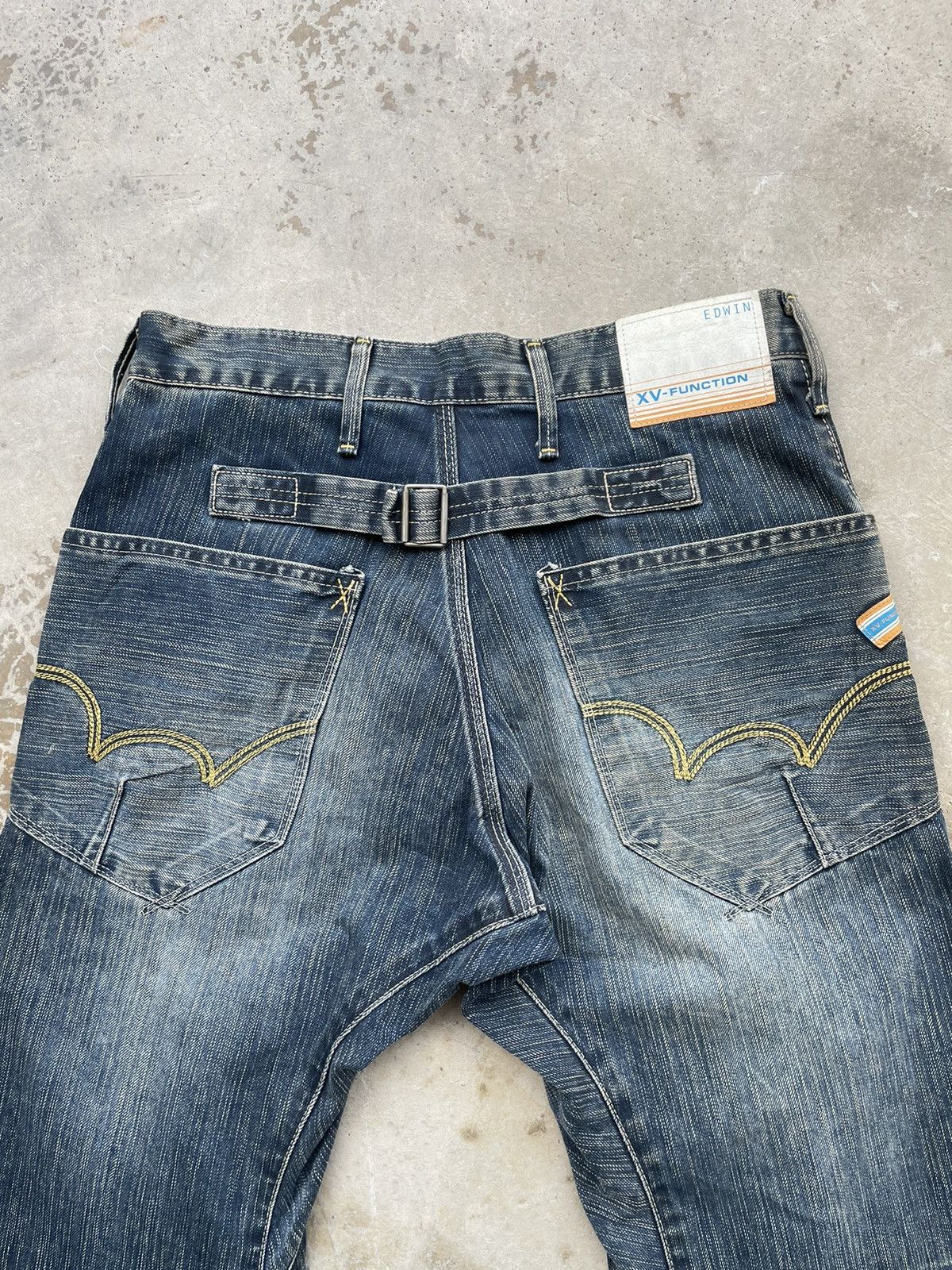 Edwin Vintage Edwin XV Function Buckle Back Jeans Size US 32 / EU 48 - 8 Thumbnail