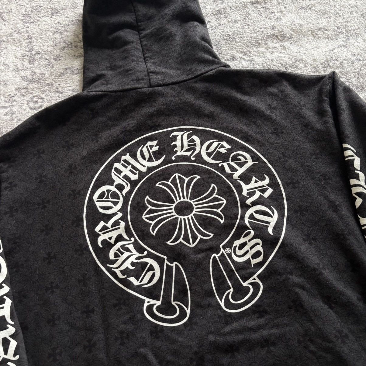Chrome Hearts Chrome Hearts Fuck You Vertical Logo Monogram Hoodie | L Size US L / EU 52-54 / 3 - 10 Thumbnail