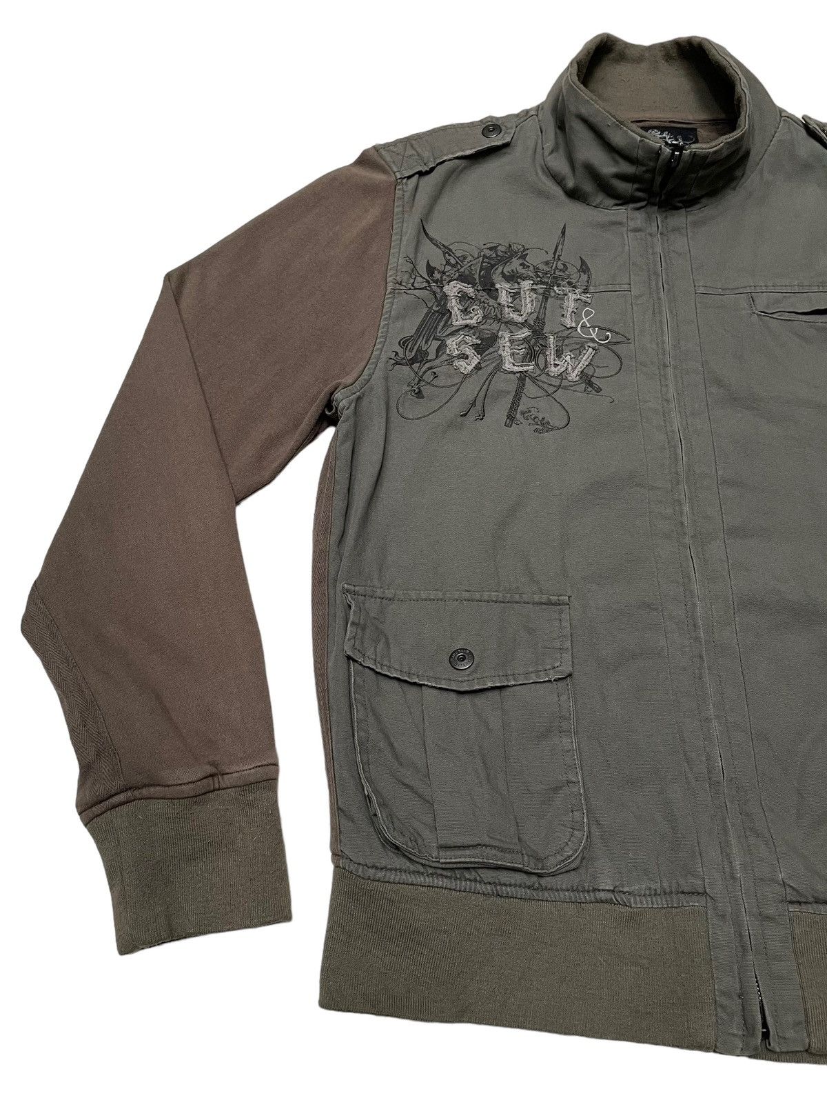 Marc Ecko Vintage Brand Marc Ecko Two Tone Jacket 2000s Size US M / EU 48-50 / 2 - 5 Thumbnail
