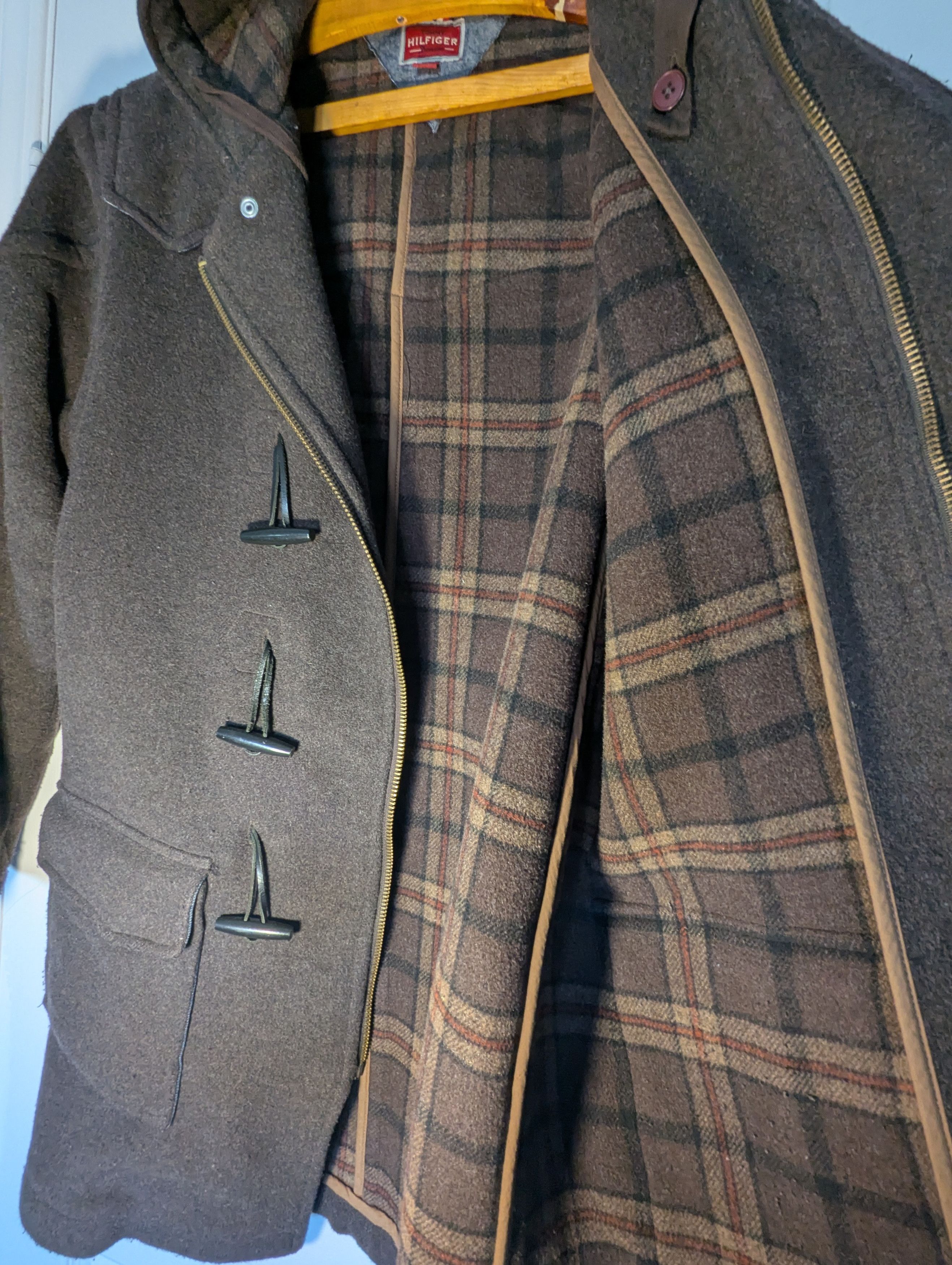 Tommy Hilfiger Woolen Hoodie.Coat Vintage Size US M / EU 48-50 / 2 - 4 Thumbnail