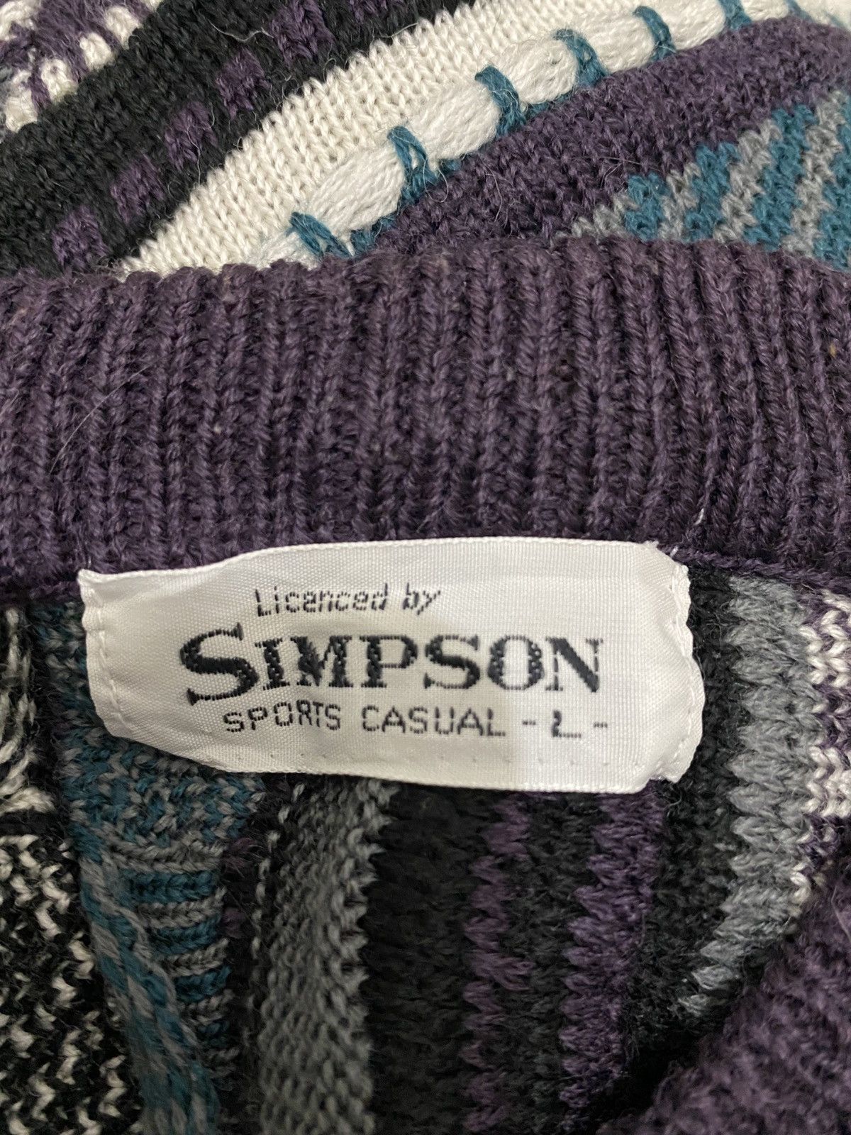 Coogi × Japanese Brand Simpson Knitwear Similar like Coogi Size US L / EU 52-54 / 3 - 6 Thumbnail