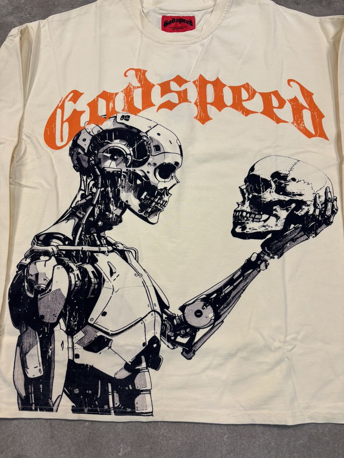 Godspeed Godspeed Human VS AI Longsleeve, Bone Size US XXL / EU 58 / 5 - 4 Thumbnail