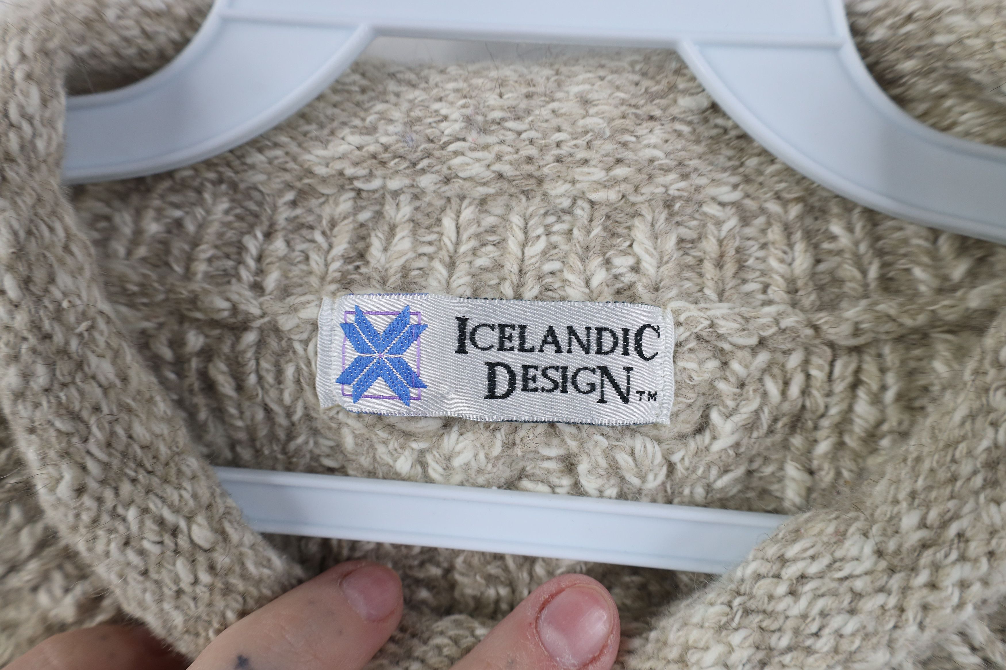 Vintage Vintage 90s Streetwear Wool Chunky Fisherman Knit Sweater Size M / US 6-8 / IT 42-44 - 4 Thumbnail