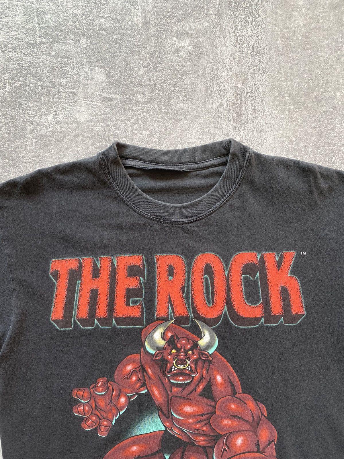WWE Vintage 2000 The Rock Dwayne Johnson WWE Tee Shirt Size US M / EU 48-50 / 2 - 4 Thumbnail