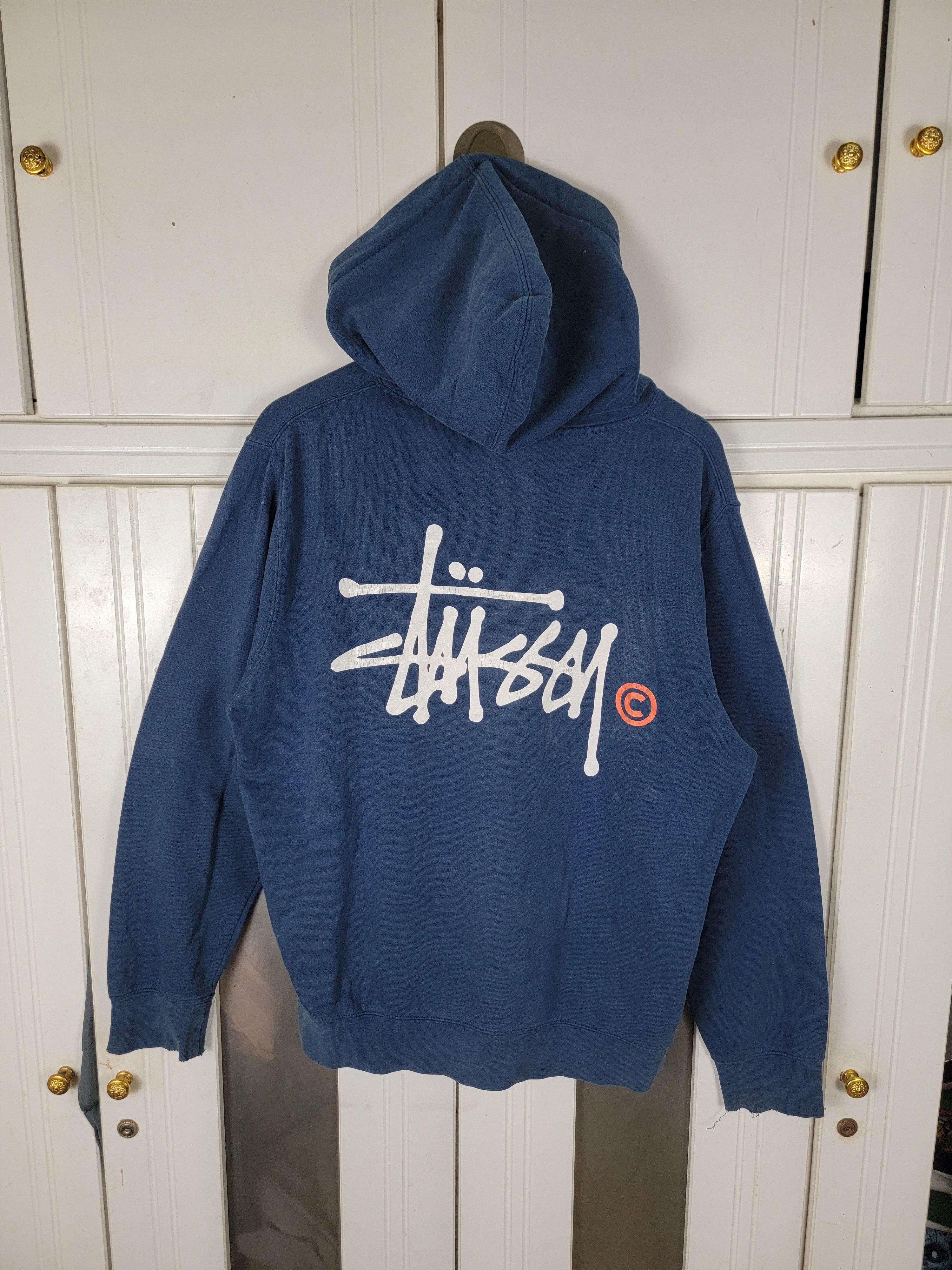 Stussy × Vintage Vintage Stussy Signature Hoodies Size US M / EU 48-50 / 2 - 2 Thumbnail