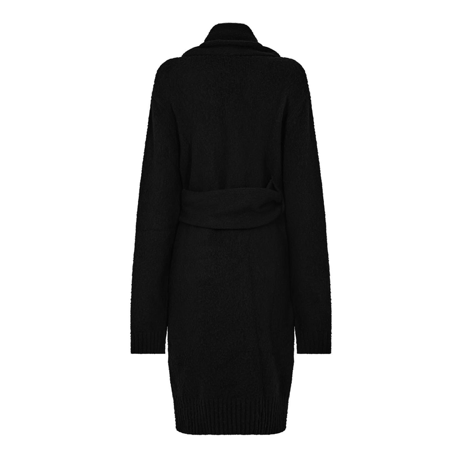 Bottega Veneta Bottega Veneta Wrap Knee Length Dress in Black Size S / US 4 / IT 40 - 2 Thumbnail