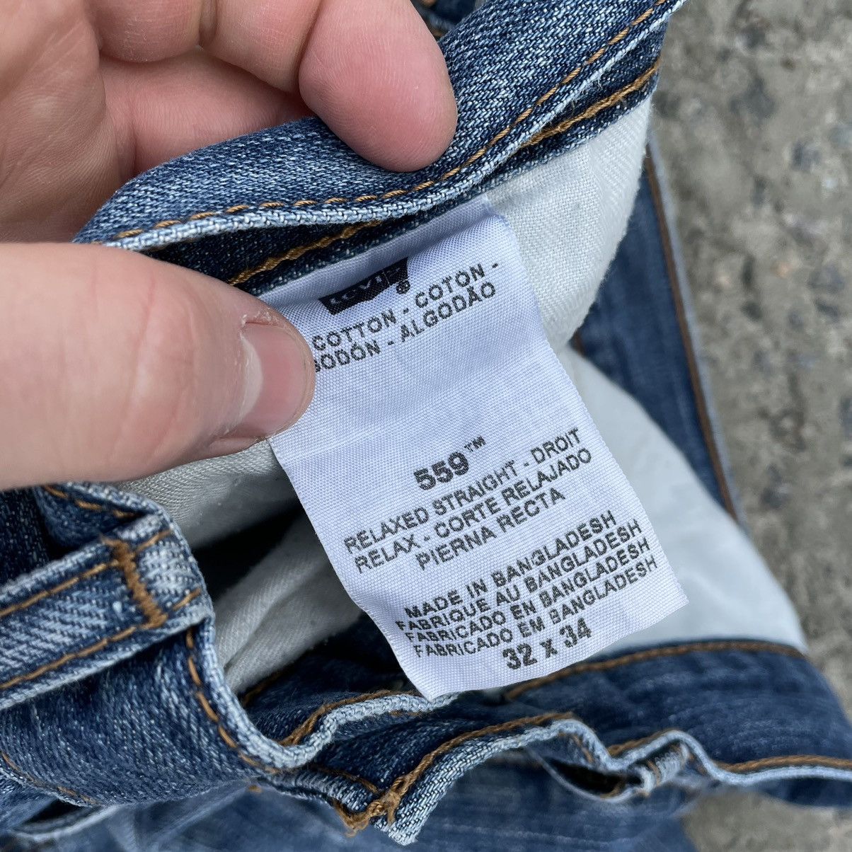 Levi's Vintage Clothing × Vintage Vintage Levi’s 559 Jeans W32xL34 Pants Trousers 90s Y2K USA Size US 32 / EU 48 - 11 Thumbnail