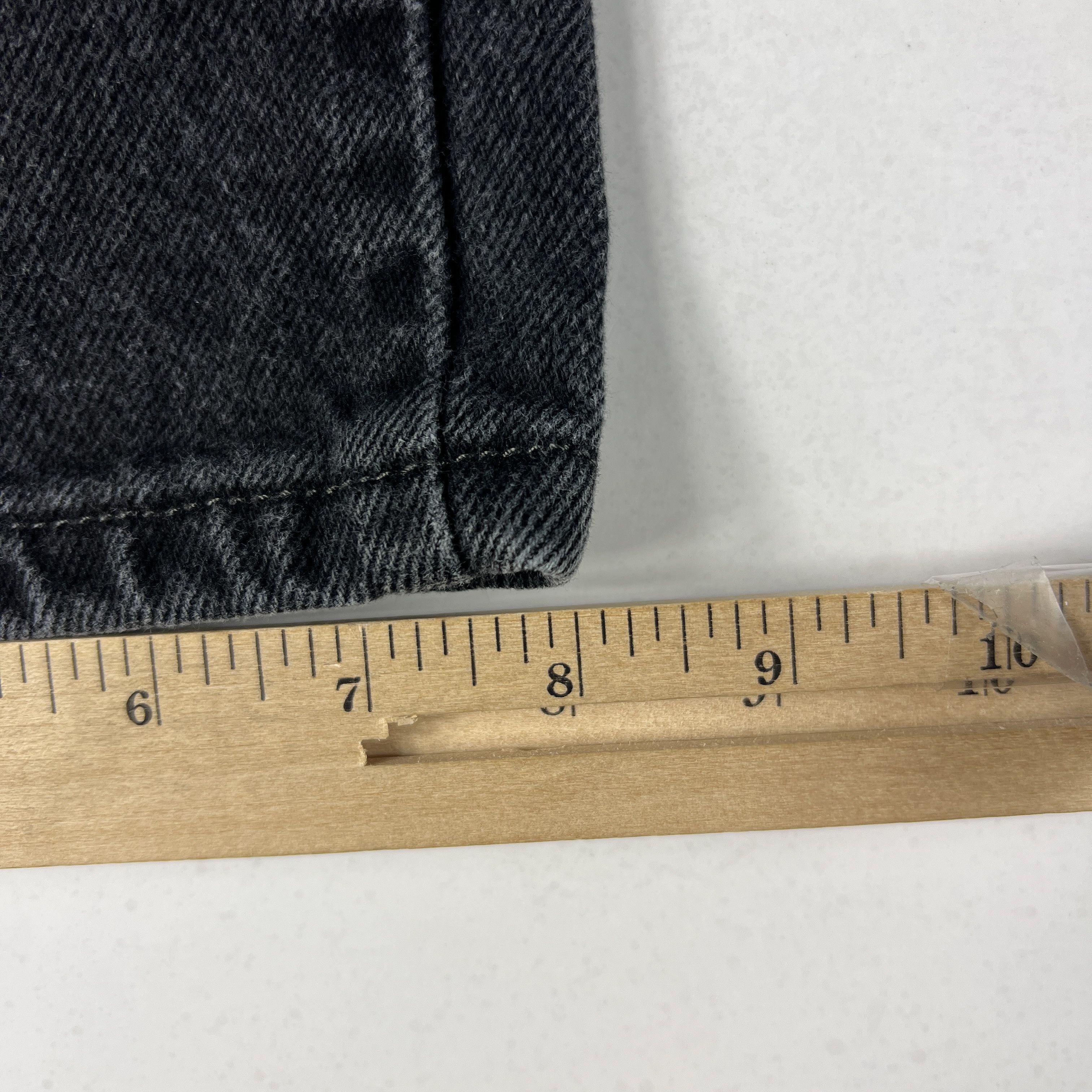 Levi's × Vintage Y2K Levi's Jeans 550 Relaxed Black Faded Denim Size US 34 / EU 50 - 16 Thumbnail