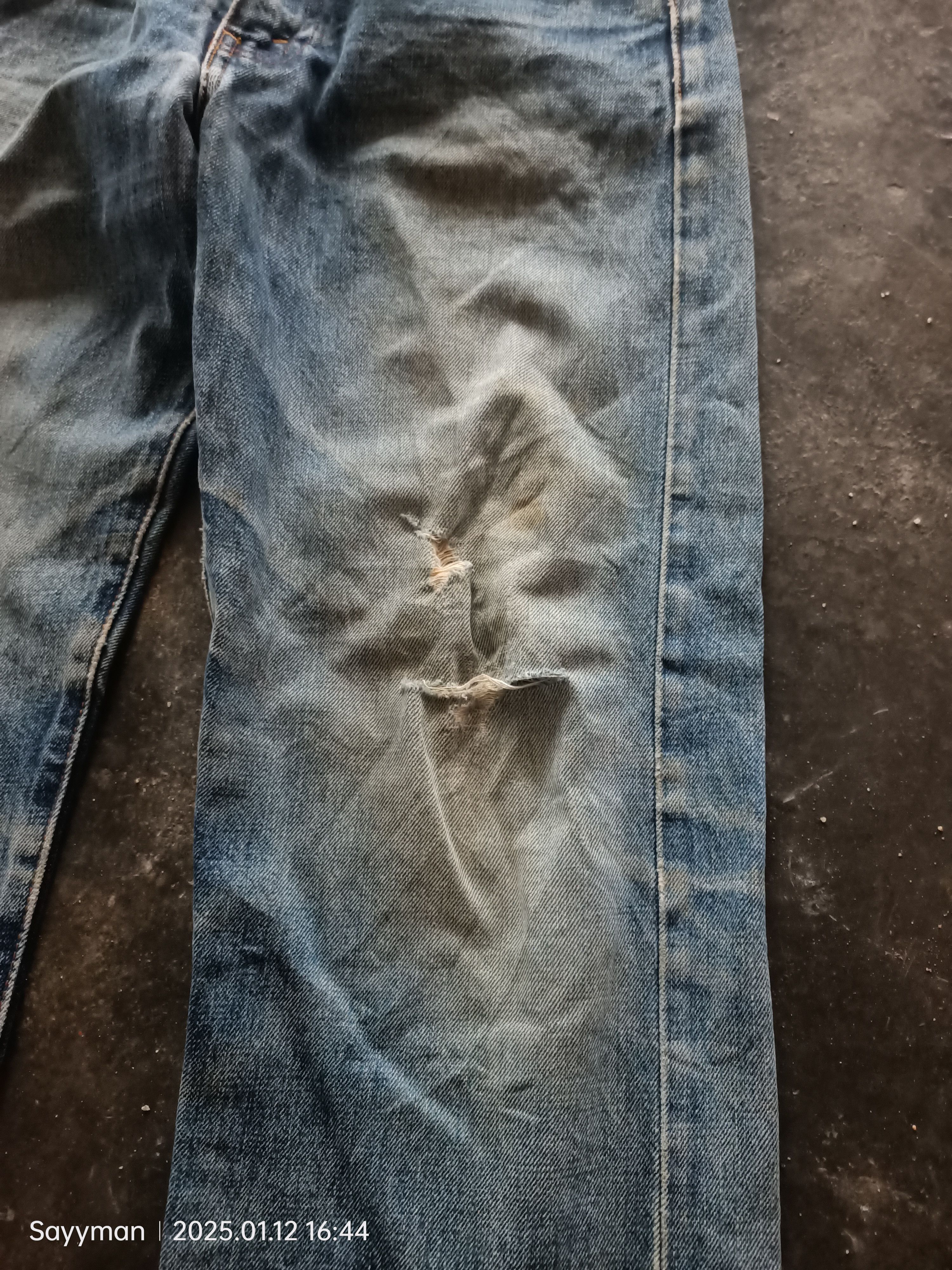Levi's × Levi's Vintage Clothing Levis 502 Big E Selvedge Button J22 Denim Jeans Size US 32 / EU 48 - 4 Thumbnail