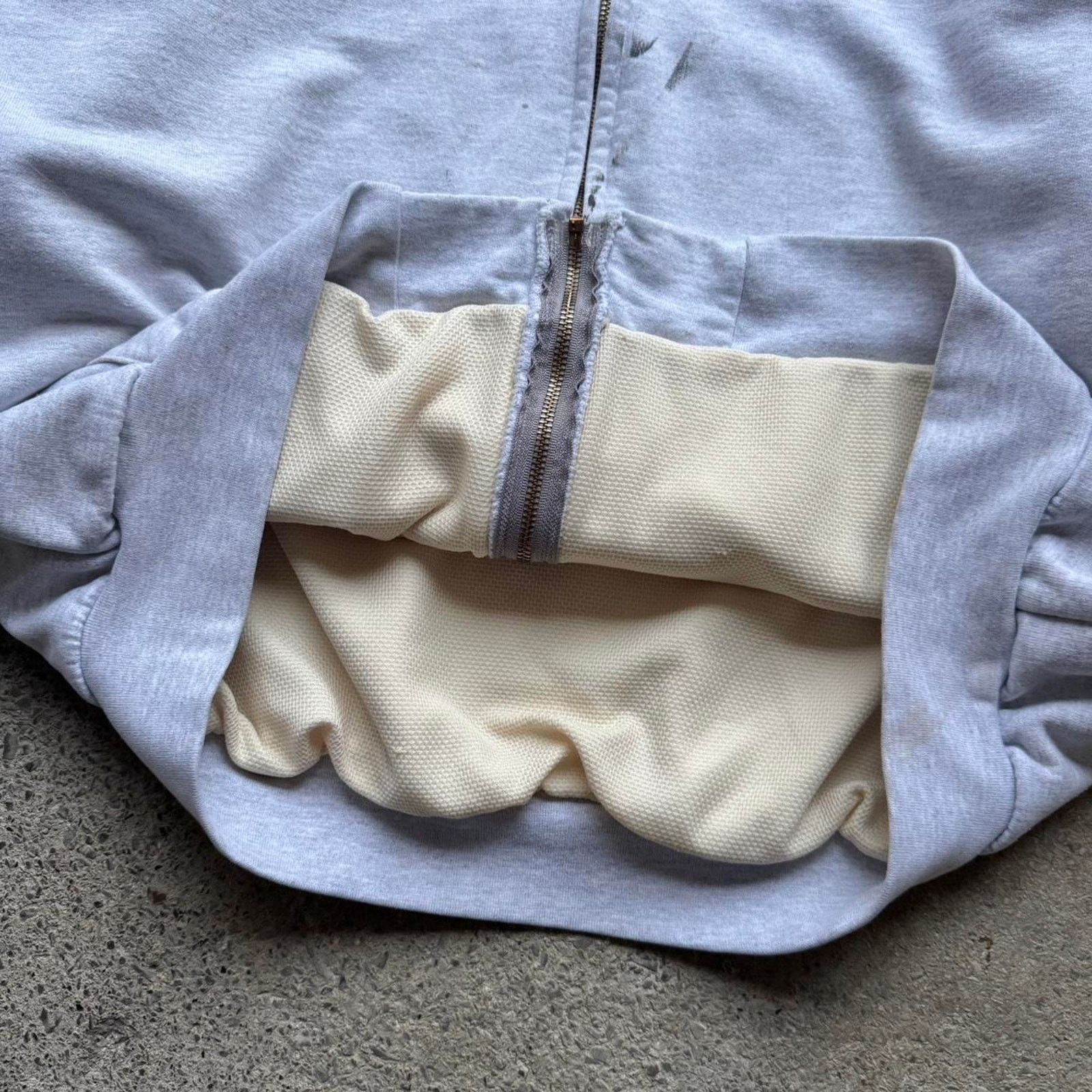 Carhartt 90s Embroidered Carhartt Thermal Lined Heavyweight Hoodie Size US XXL / EU 58 / 5 - 5 Thumbnail