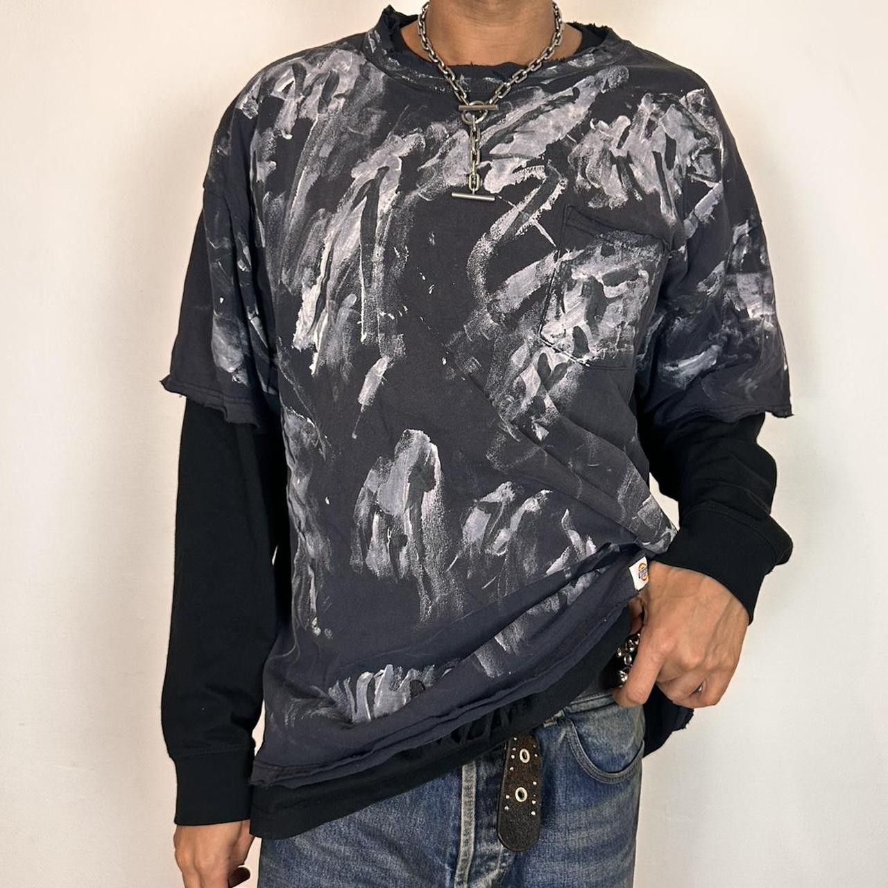 Dickies ASTROBOI* x Dickies Navy Painterly Oversized T-shirt - 3XL Size US XXL / EU 58 / 5 - 1 Thumbnail