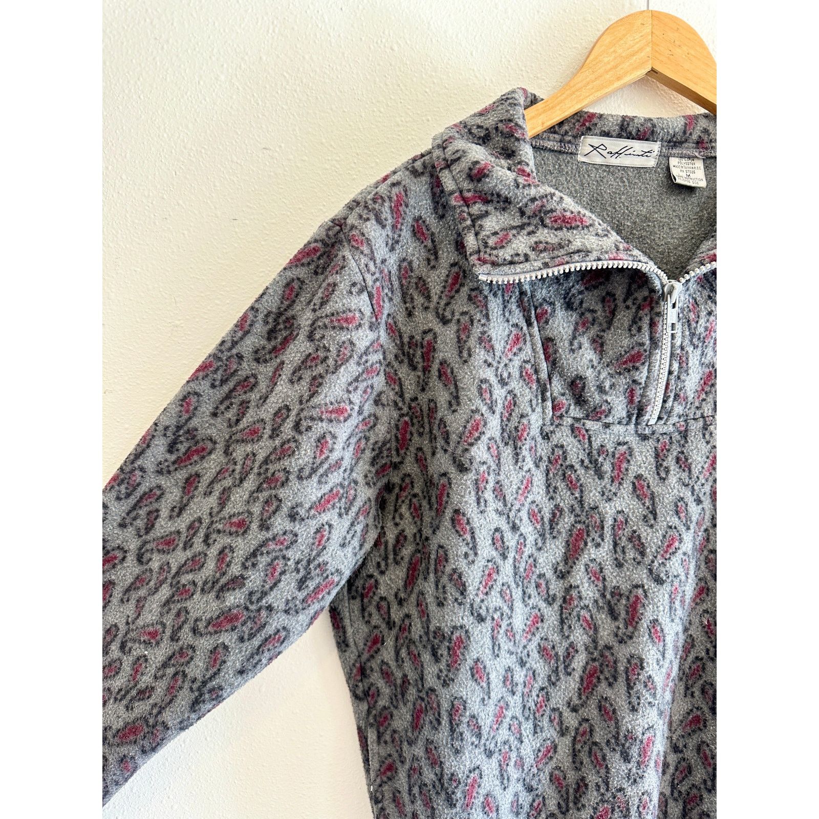 Other Vintage 90s Paisley Fleece Half Zip Size US M / EU 48-50 / 2 - 5 Thumbnail