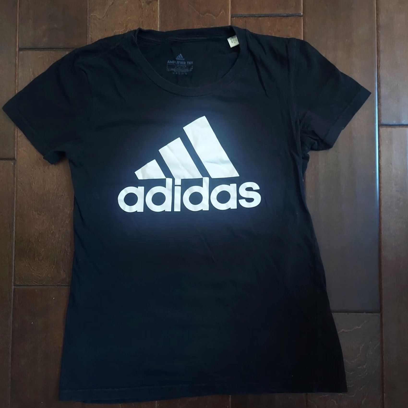 Adidas adidas Shirt Mens XS Men Navy Amplifier Tee Logo Size Size US XS / EU 42 / 0 - 2 Thumbnail