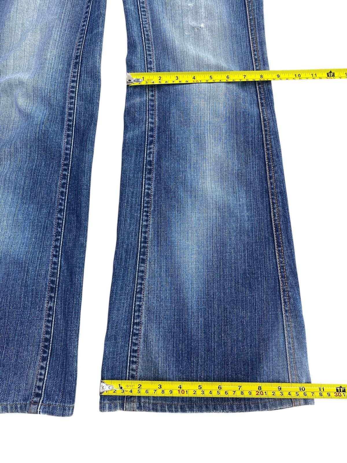 Edwin Edwin Acid Light Blue Wash Style Flare Jeans Size US 30 / EU 46 - 8 Thumbnail