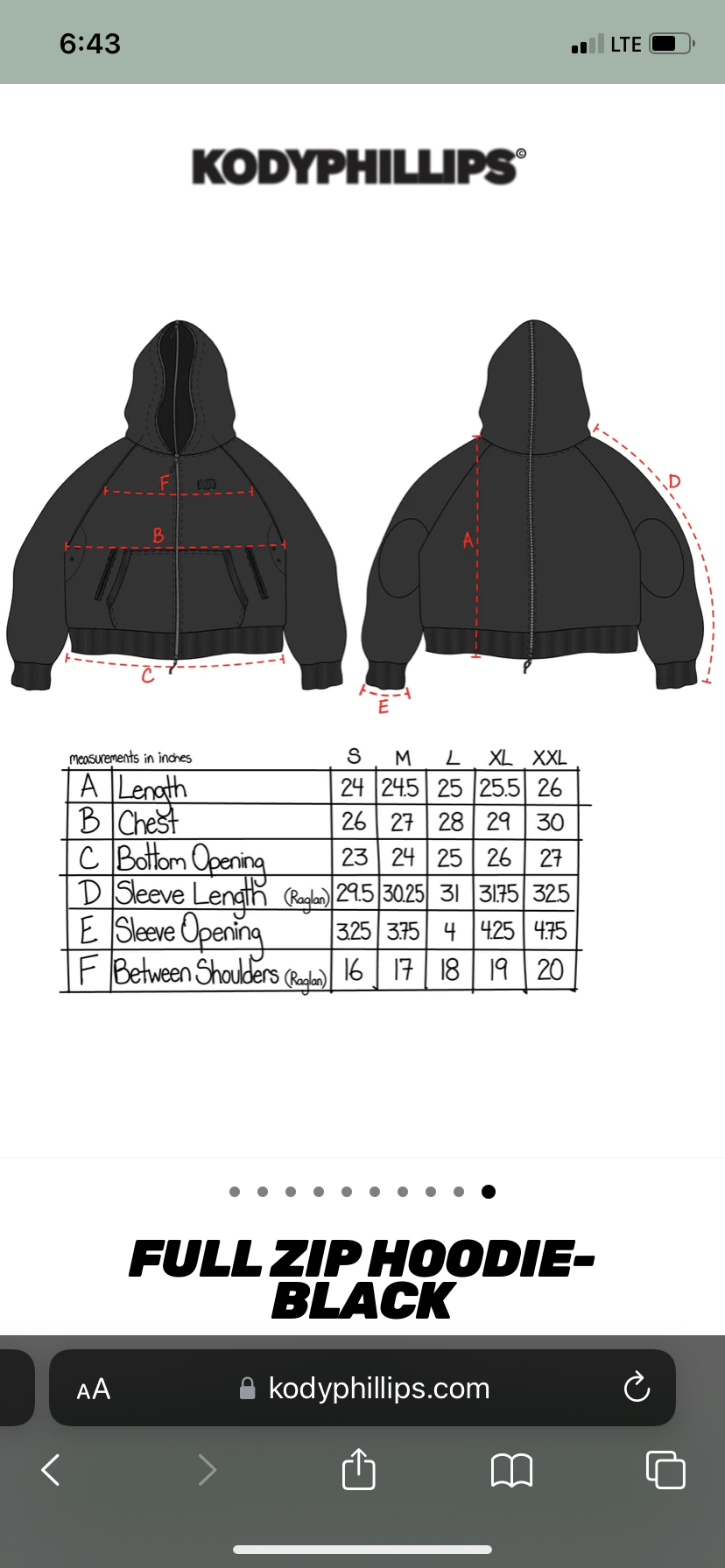 Kody Phillips Kody Phillips Full Zip Hoodie Size US L / EU 52-54 / 3 - 3 Thumbnail