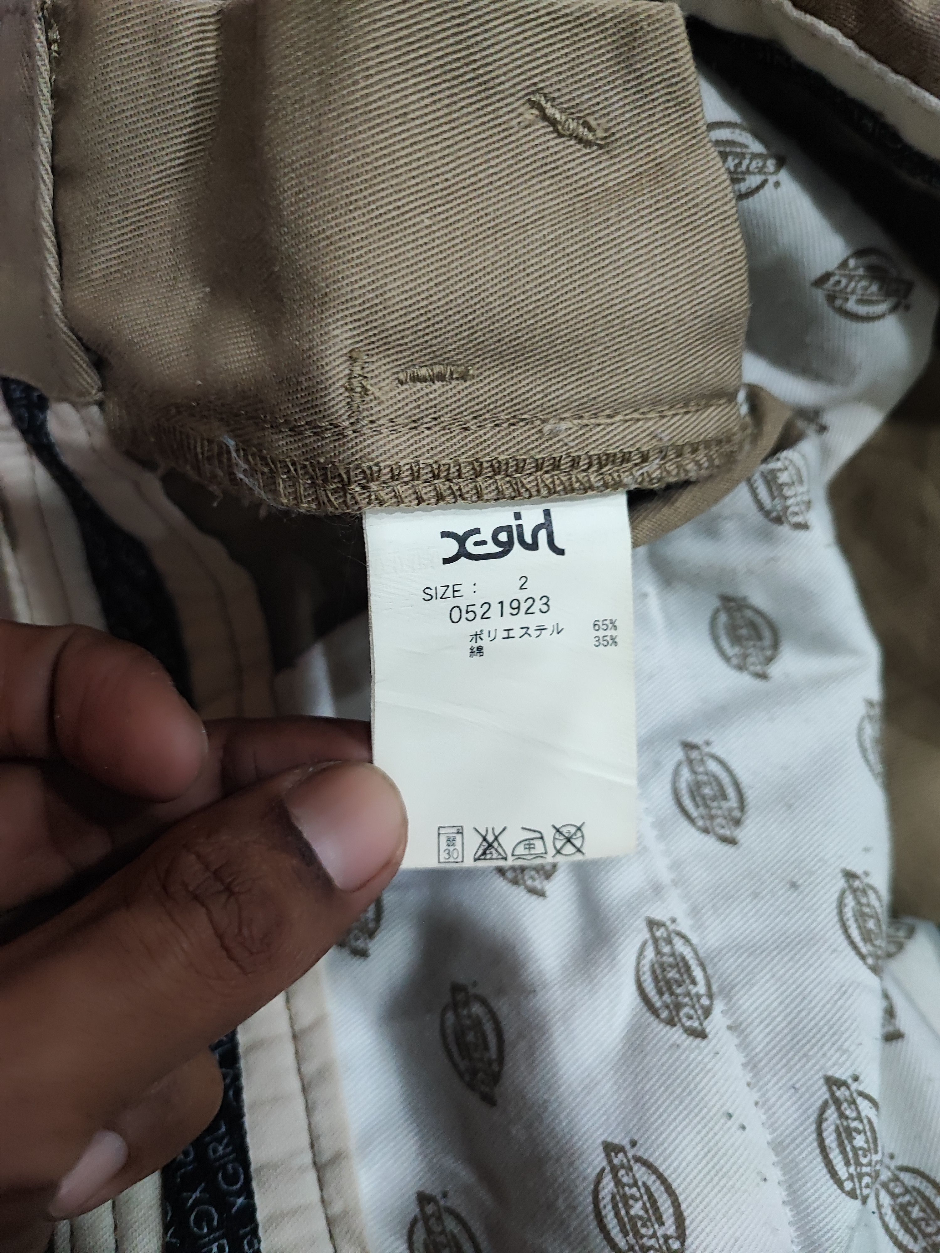 Girl Skateboards Dickies X girl Jumpsuit Short Size US 31 - 23 Thumbnail