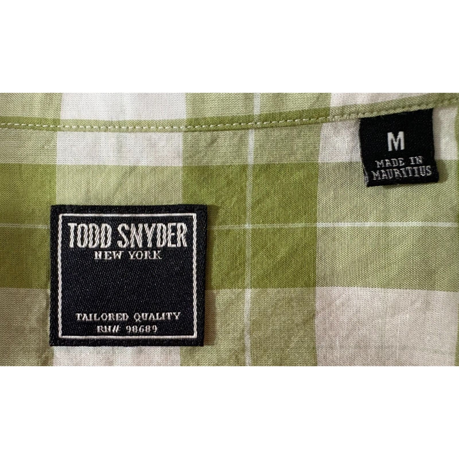 Todd Snyder Todd Snyder lightweight Plaid Shirt Size M Gren ivory NWOT Size US M / EU 48-50 / 2 - 2 Thumbnail