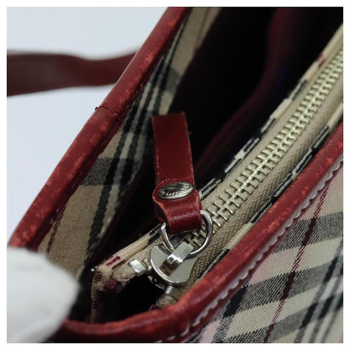 Burberry Auth BURBERRY Nova Check Blue Label Shoulder Bag Canvas Size ONE SIZE - 20 Thumbnail